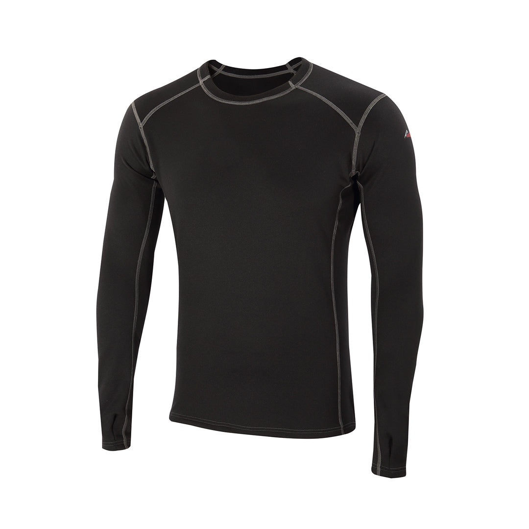 Factor 2 Men's Long Sleeve Thermal Base Layer Shirt - Warm Mid Layer for Hiking, Camping & Winter Outdoor Activities