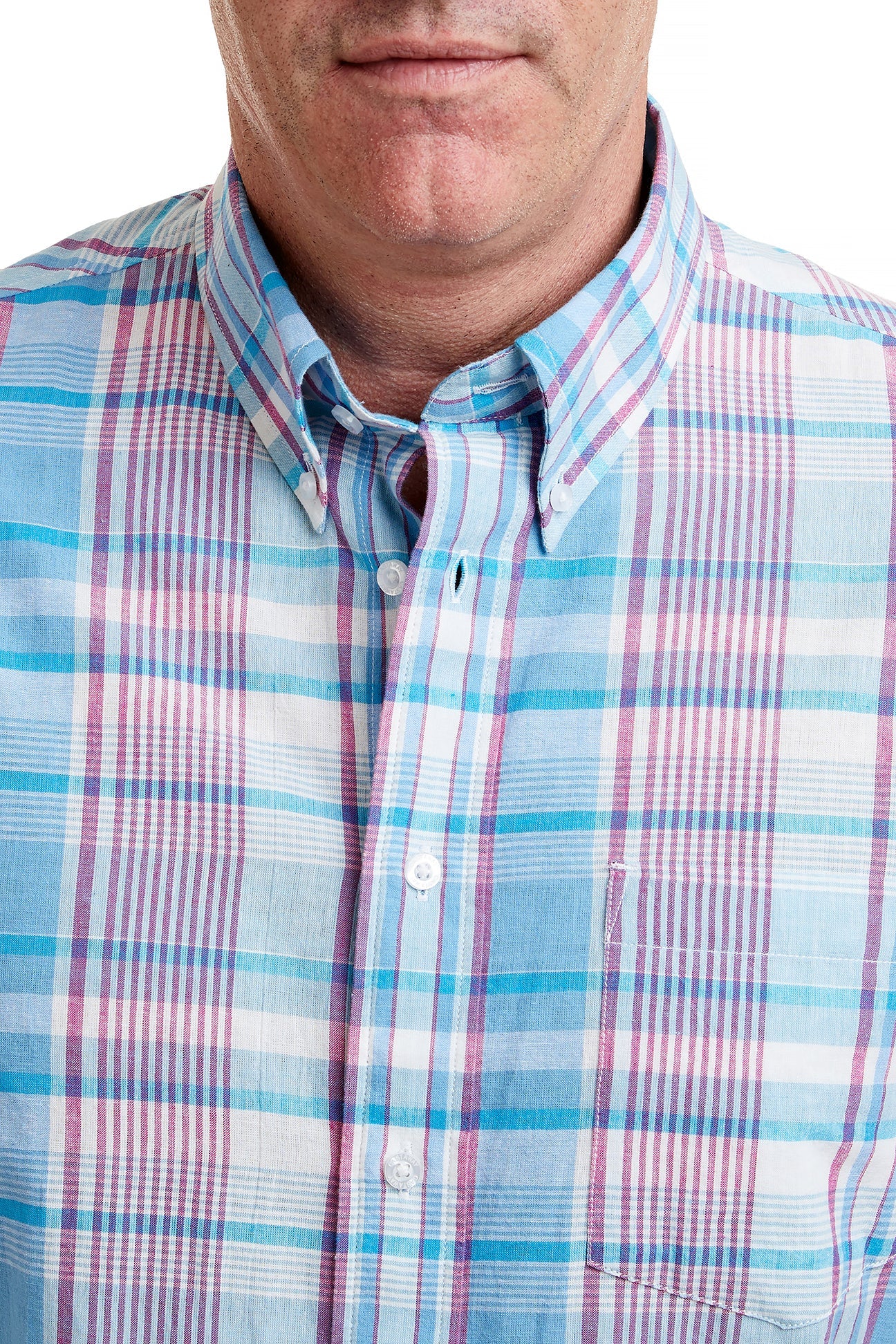 Chase Shirt Cove Madras - Stylish Casual Button-Down Shirt for Men | Perfect for Summer Outings, Beach Vacations & Weekend Wear