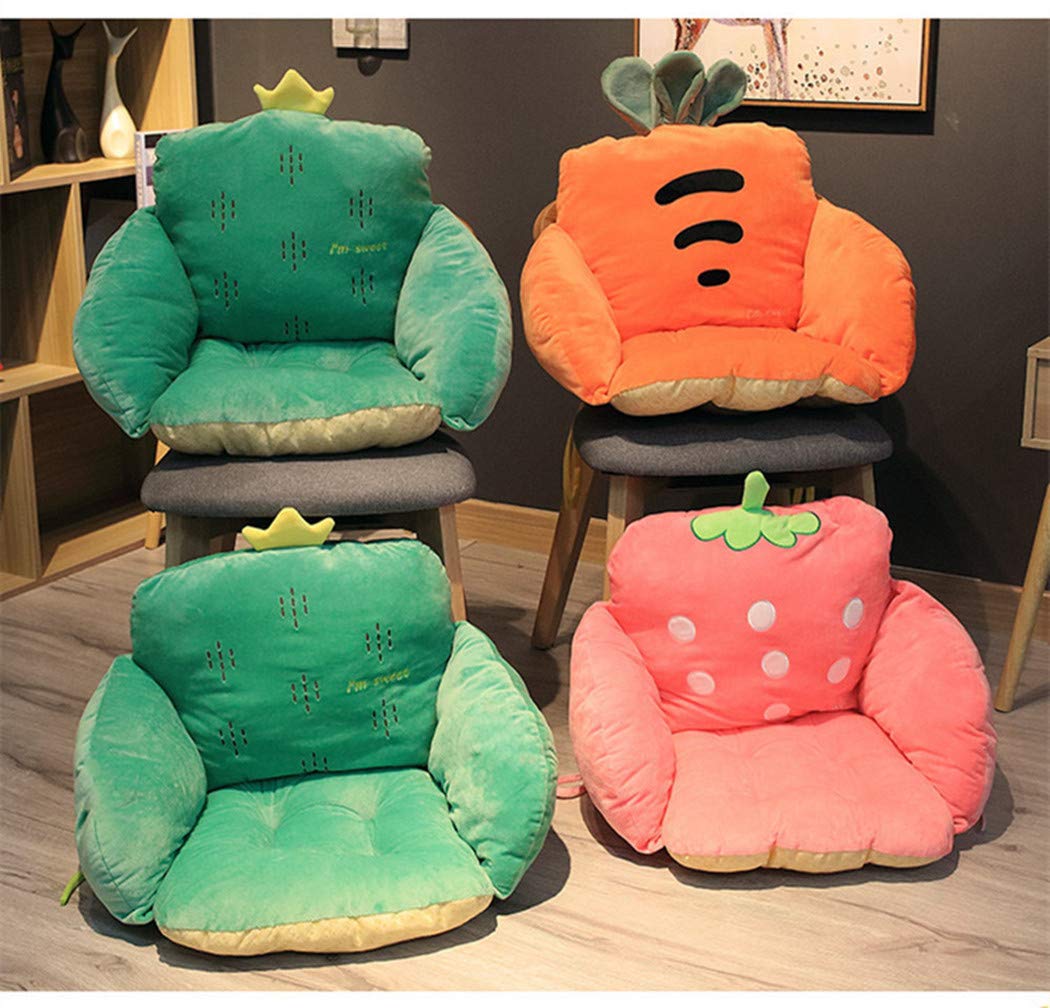 WUYU Plush Dinosaur Cushion - Soft Tummy Time & Seated Support Pillow for Babies & Office Comfort - Ergonomic Fruit-Shaped Chair for Nursing, Playtime & Relaxation - Perfect for Nursery, Workstation & Lounging