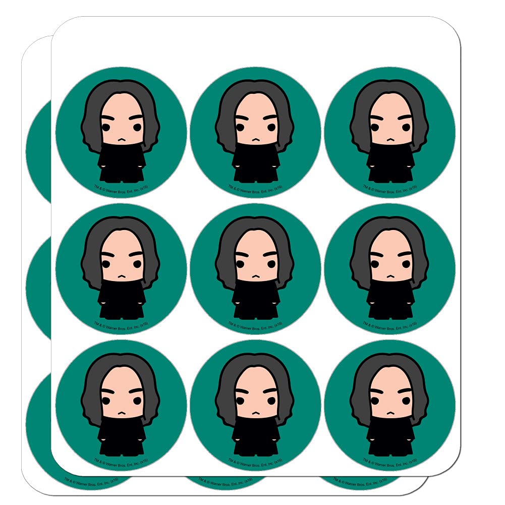 Harry Potter Snape Cute Chibi Stickers - 50PCS Planner Calendar Scrapbooking Decorative Stickers for Journaling, DIY Crafts, and Gift Wrapping (Harry Potter Collection)