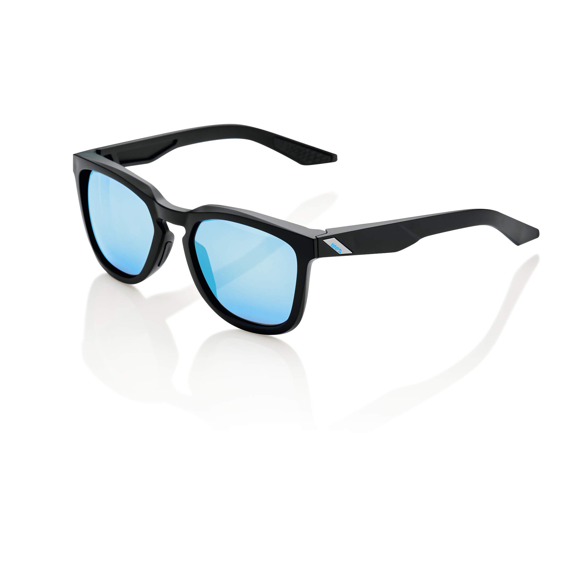 100% Hudson Performance Sunglasses - Polarized UV Protection, Lightweight & Flexible TR90 Frame for Running, Cycling & Outdoor Sports