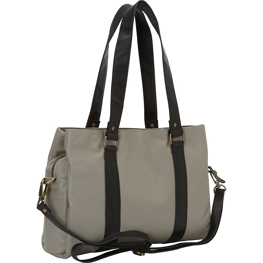 Sharo S-600 Genuine Leather Laptop Tote Bag with Adjustable Shoulder Strap - Premium Work Bag for Women & Men, Perfect for Office, Business Travel and Daily Commute