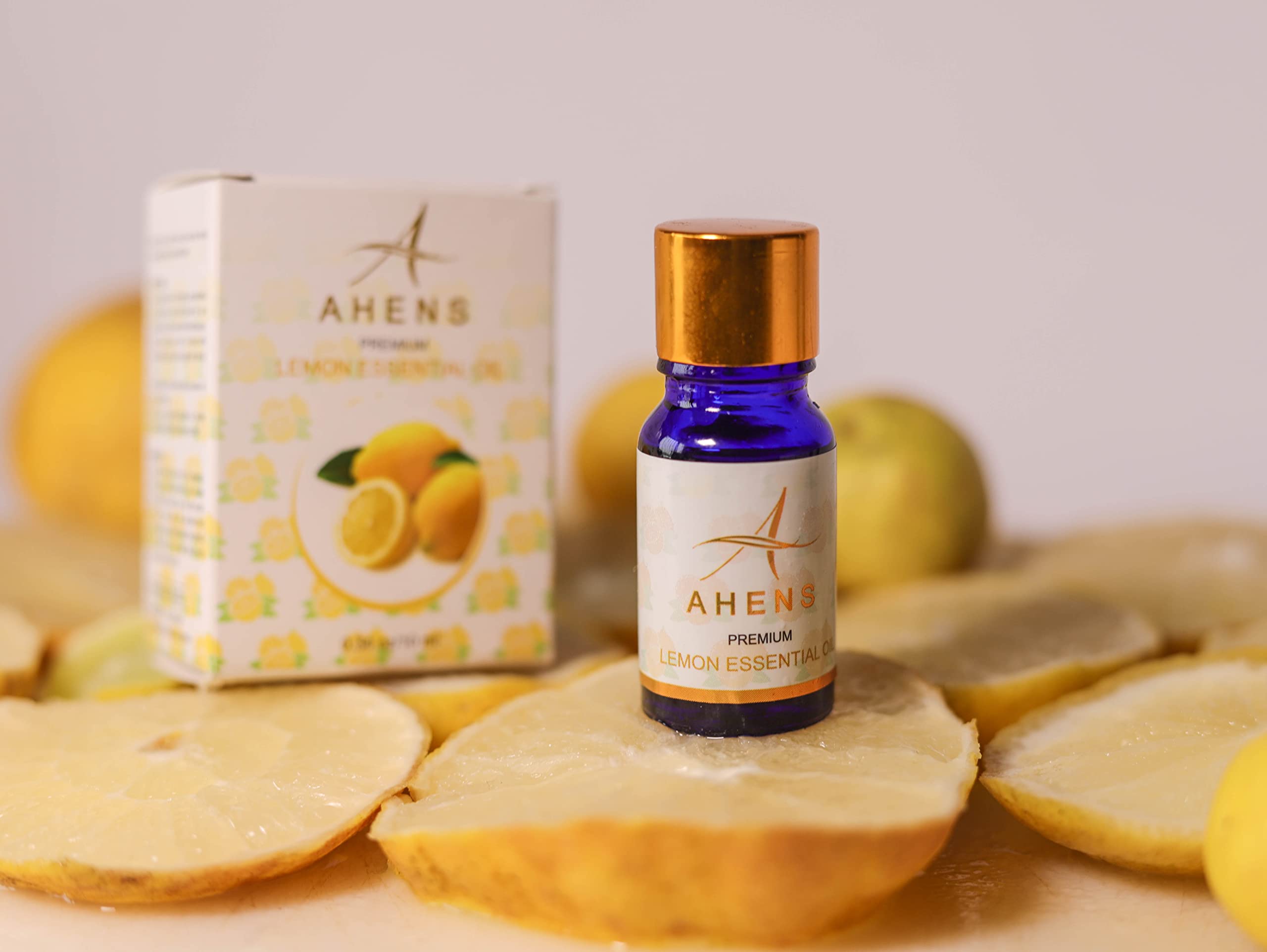 Pure Lemon Essential Oil for Aromatherapy, Diffusers & DIY Skincare – 100% Natural, Cold-Pressed, Therapeutic Grade – Uplift Mood & Refresh Home
