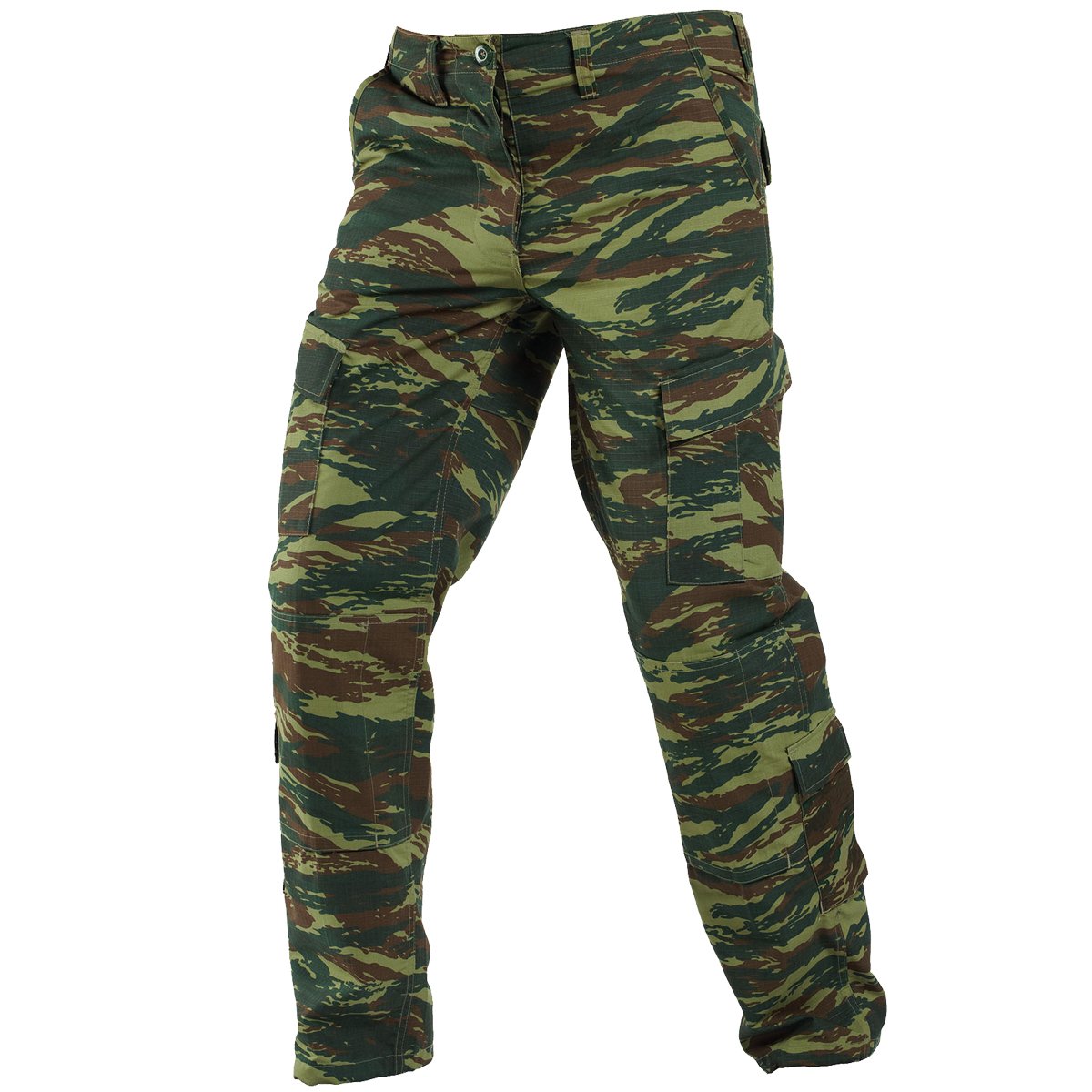 Men's ACU Combat Pants - Greek Lizard Camo Military Tactical Pants for Outdoor Hiking, Airsoft & Survival Training | Pentagon Brand