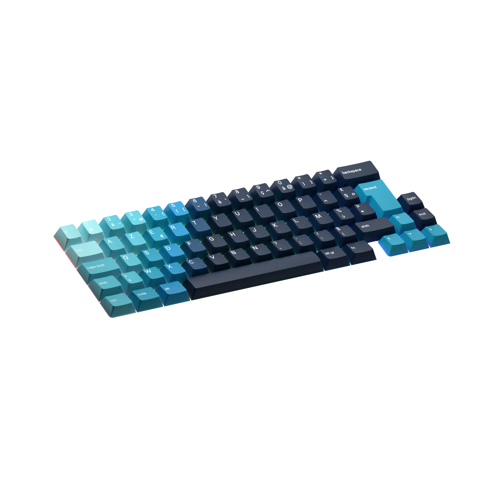 Celestial Ice FR Keycaps - Premium Custom Keycaps for Mechanical Keyboards | Perfect for Gaming, Typing & Office Work