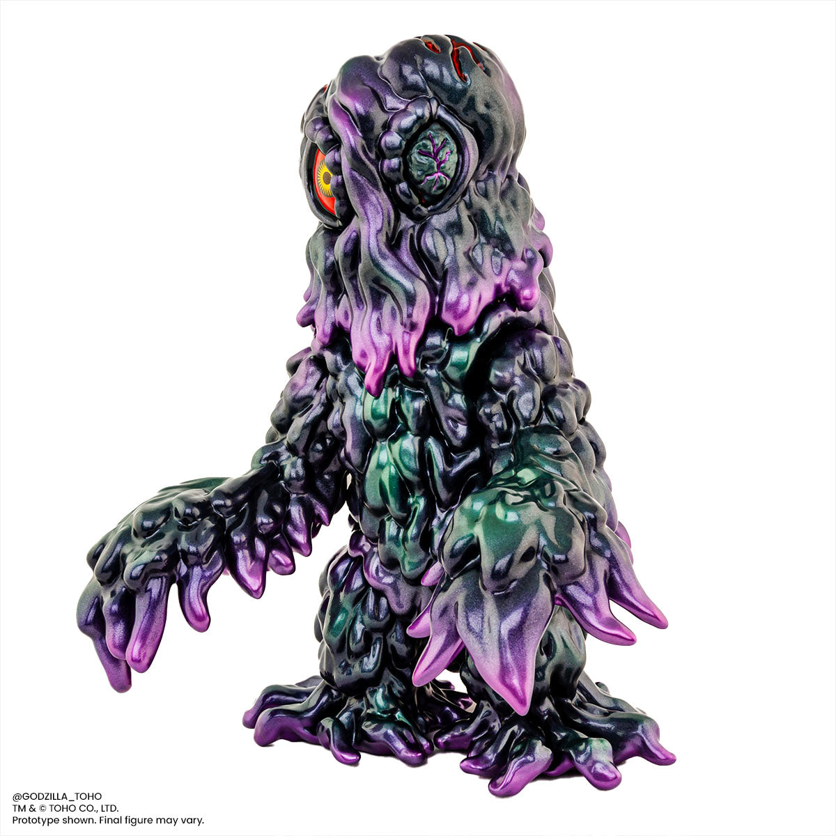 Godzilla vs Hedorah Soft Vinyl Figure Set - Limited Edition Oil Slick Variant - Japanese Kaiju Collectible for Display & Home Decor
