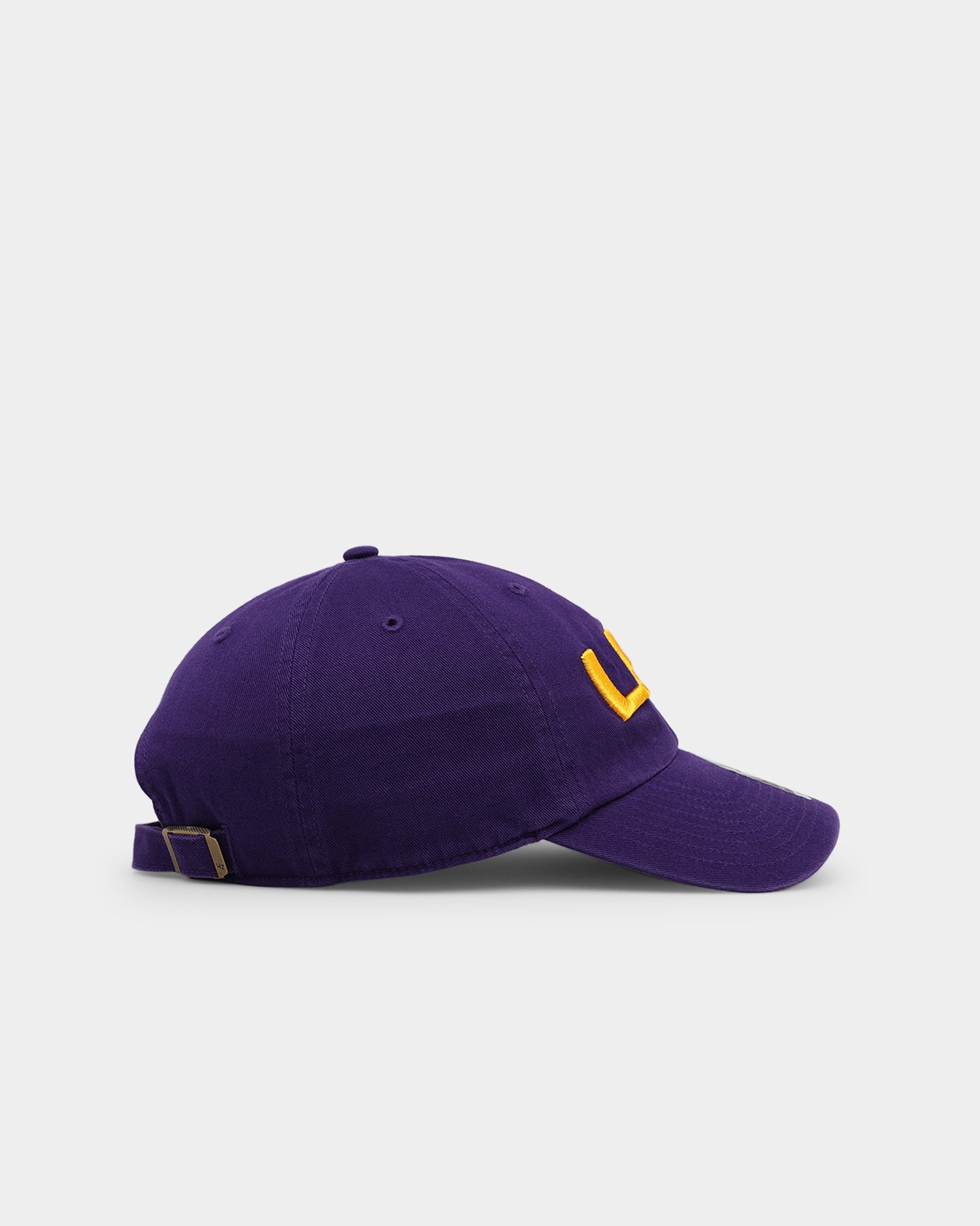 47 Brand LSU Tigers '47 Clean Up Adjustable Strapback Hat - Purple - Perfect for Game Day, Tailgating & College Fan Gear