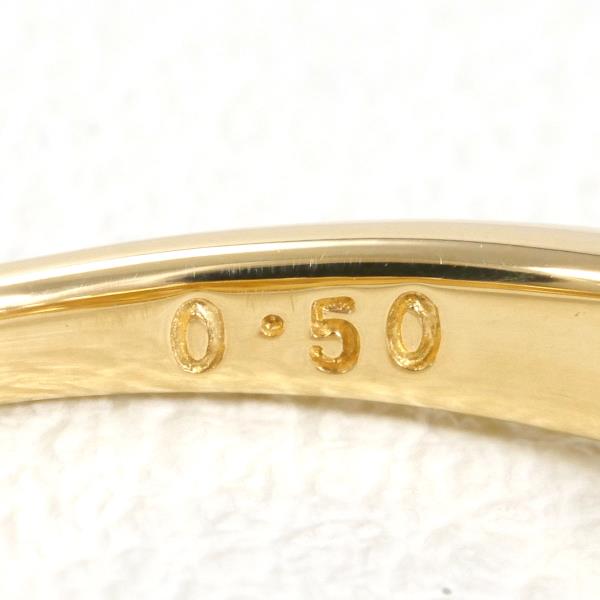18K Yellow Gold Diamond Ring for Women - Elegant Solitaire Engagement & Wedding Band - Perfect for Proposals, Anniversaries, and Special Occasions