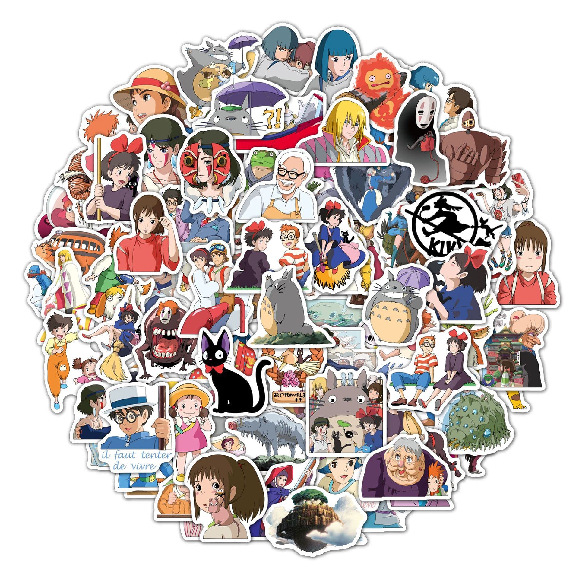 100 PCS Cute Anime Stickers - Waterproof Vinyl Kawaii Decals for Laptop, Guitar, Water Bottle, Luggage & Bike - Fun Fashion Stickers for Kids, Teen Girls & Adults - Perfect for DIY Crafts, School Supplies & Room Decor