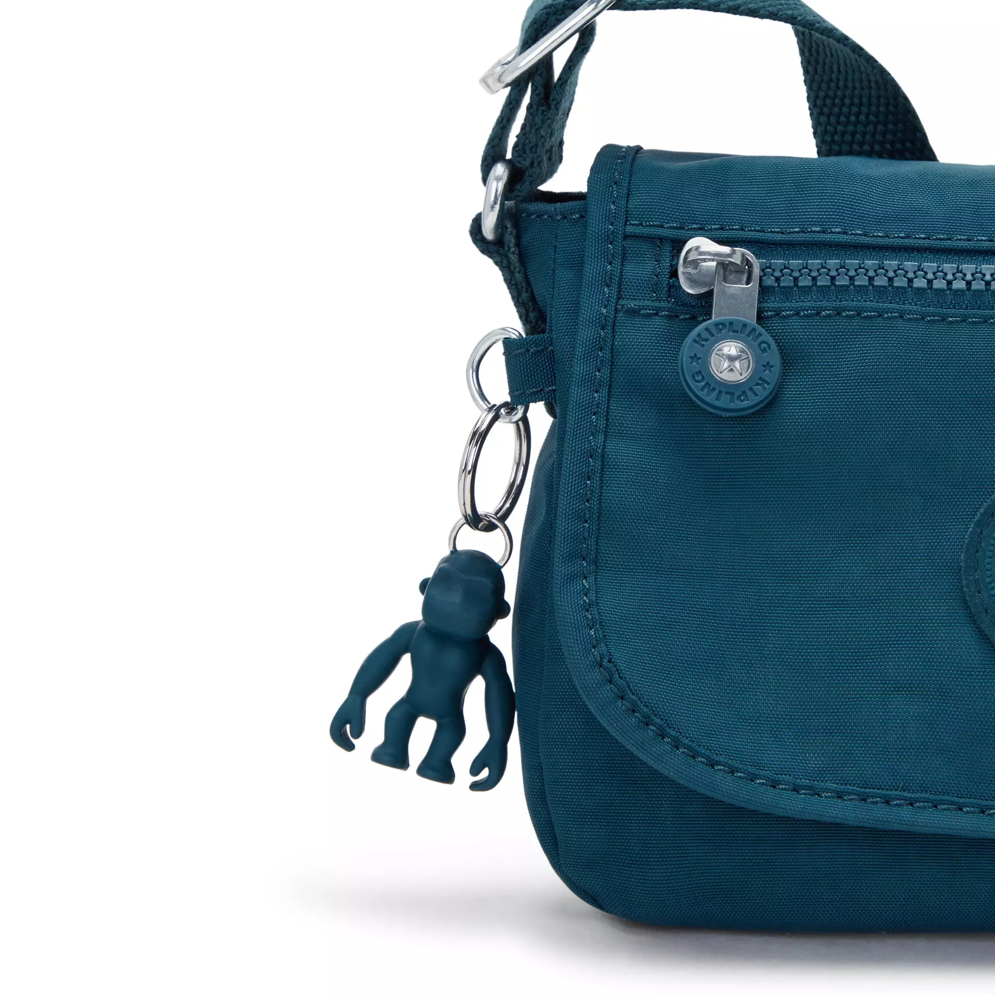 Kipling Sabian Crossbody Mini Bag - Lightweight & Stylish Purse for Women, Cosmic Emerald Green, Perfect for Travel, Shopping & Everyday Use