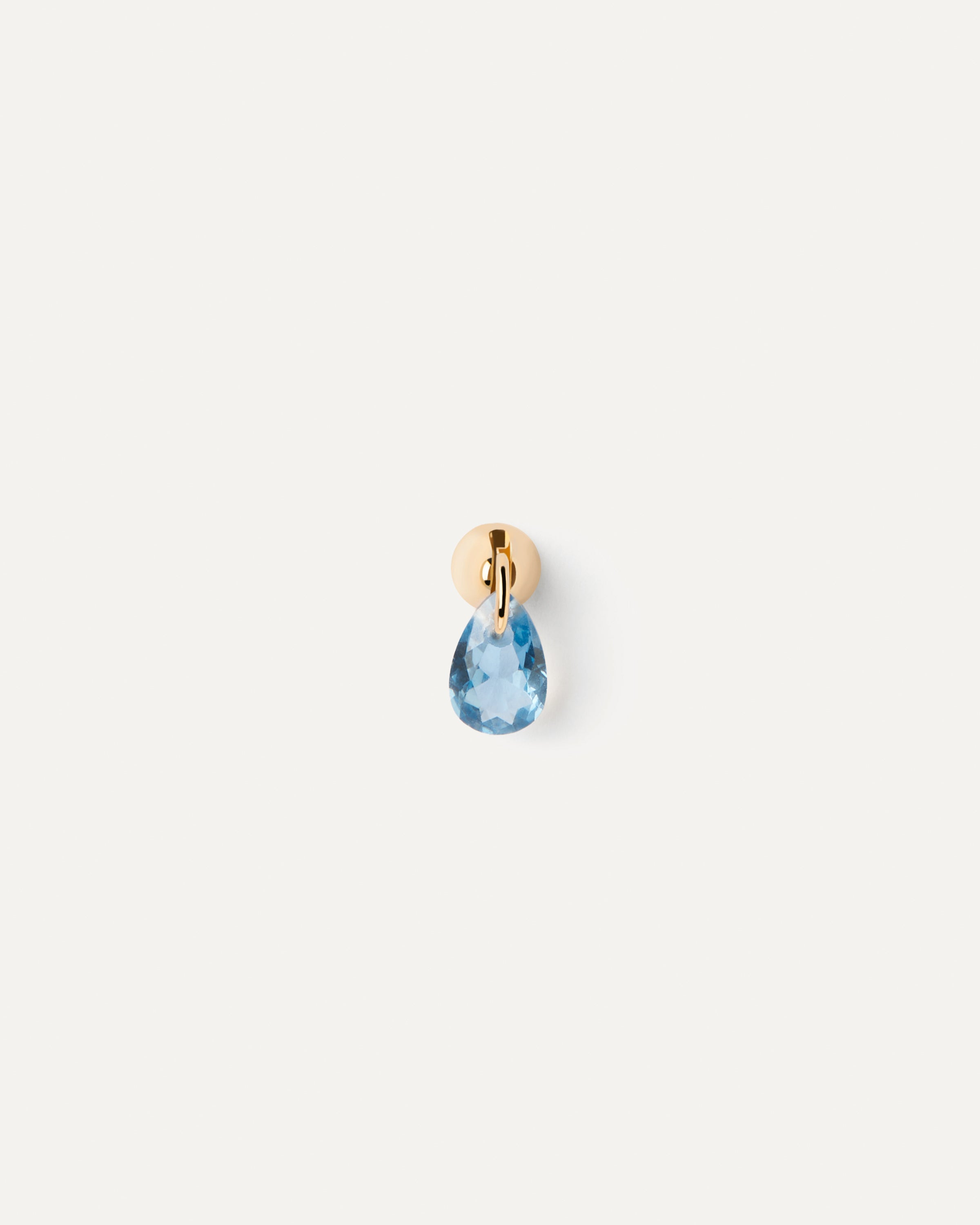Blue Lily Single Earring - Dainty Floral Stud Earrings for Women - Perfect for Everyday Wear, Parties & Gifts