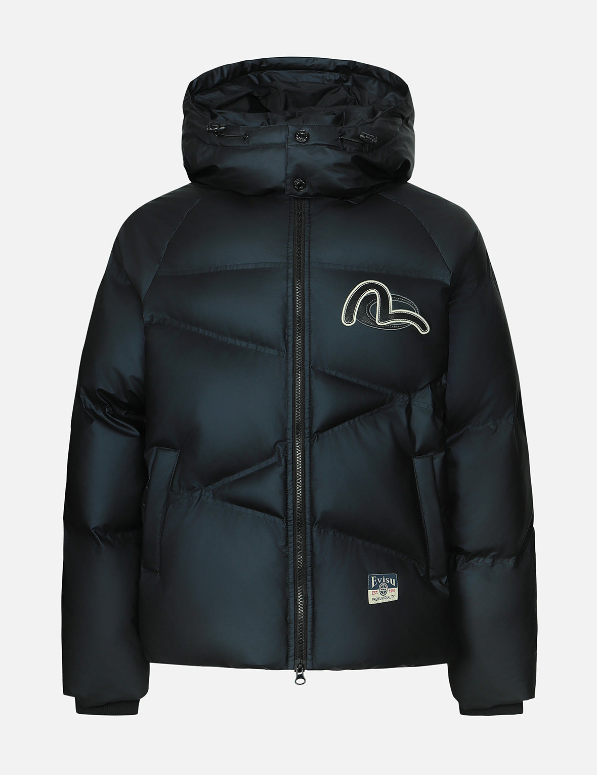 Stylish Down Jacket with Logos & Wheel of Wisdom Embroidery - Warm Winter Coat for Men & Women | Perfect for Outdoor Activities, Travel & Casual Wear