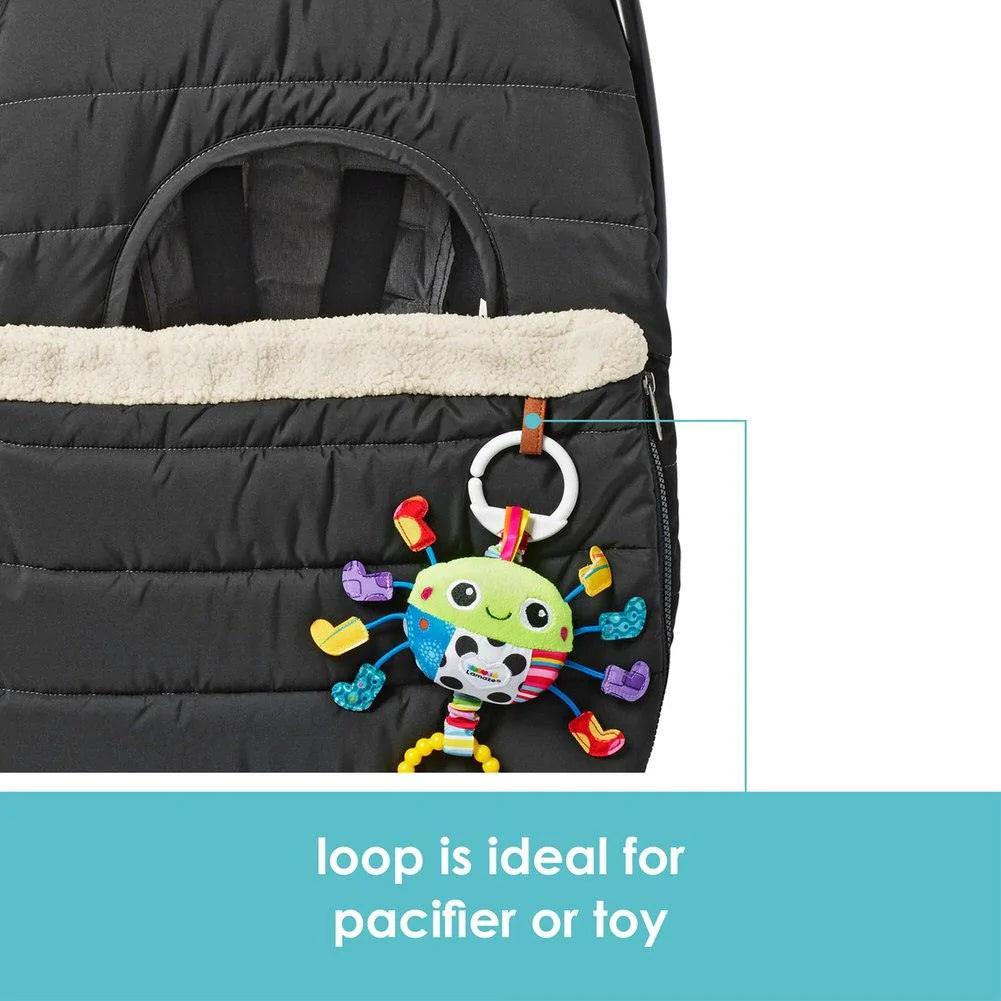 JJ Cole Car Seat Cover - Waterproof, Non-Slip Protection for Baby & Toddler Car Seats (Slate Blue) | Perfect for Travel, Daily Commute & Messy Spills