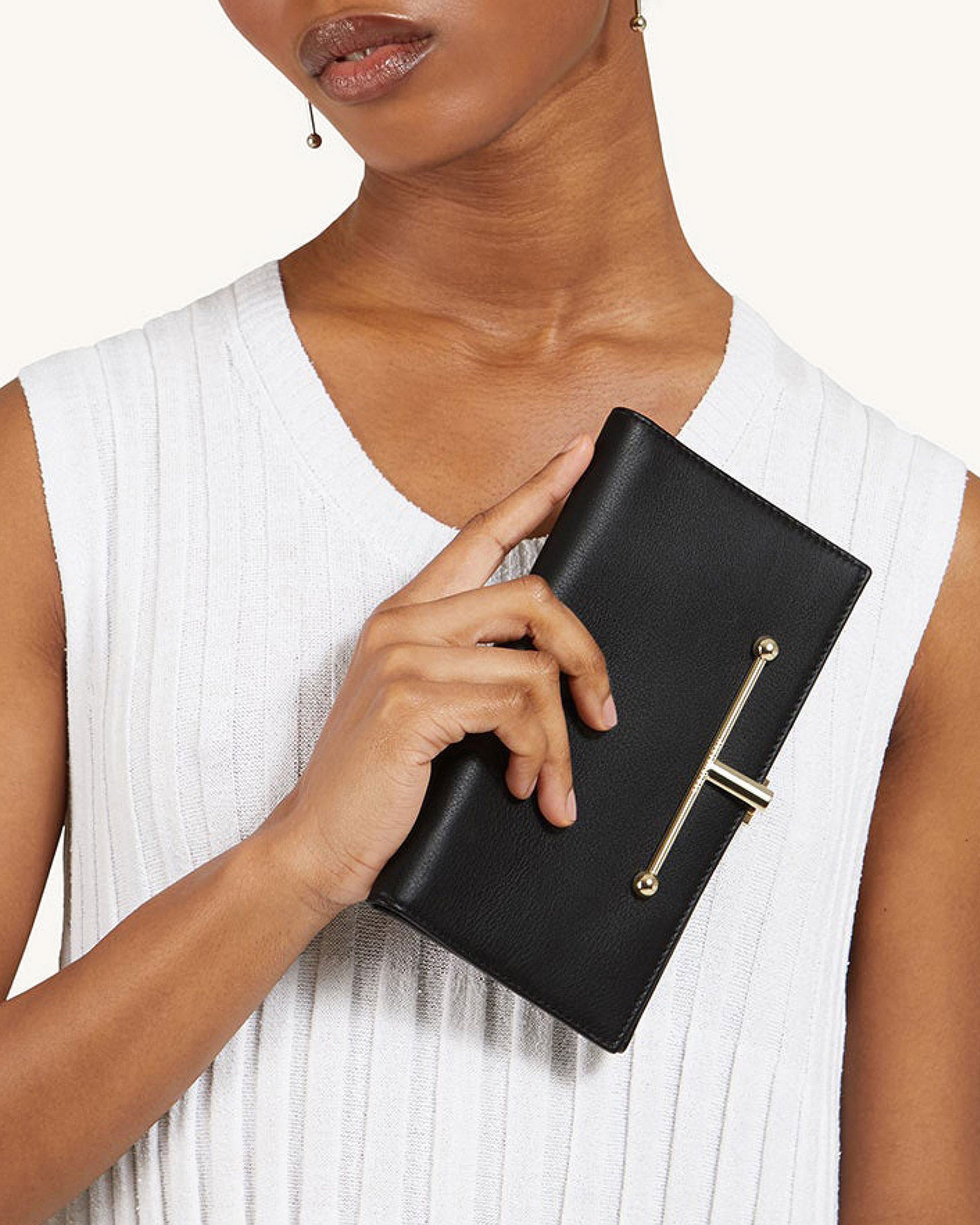 Premium Large Melville Street Wallet for Men - Diamond & Black Genuine Leather RFID Blocking Bifold Wallet - Perfect for Everyday Use, Travel, and Business