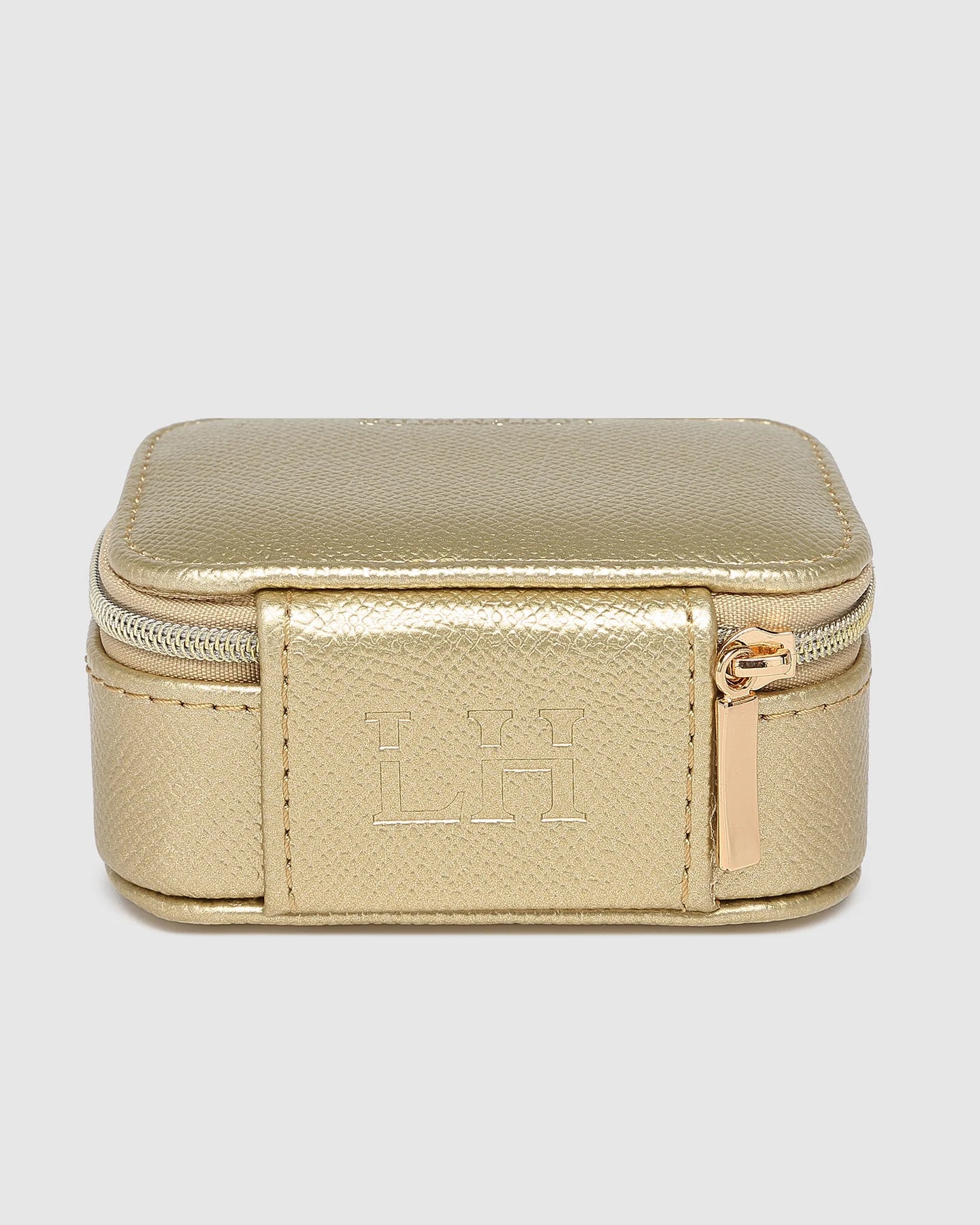 Luxury Suzie Jewelry Box with Champagne Finish by Louenhide - Perfect for Women's Jewelry Storage & Gift Giving