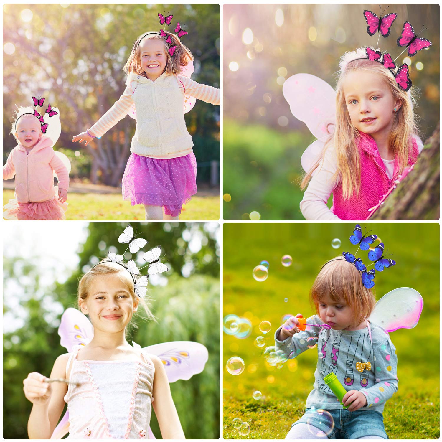 Aniwon Elegant Butterfly Headband for Women & Girls - Fashion Hair Accessories for Parties, Weddings, and Special Events - Perfect for Costumes, Photo Shoots, and Celebrations
