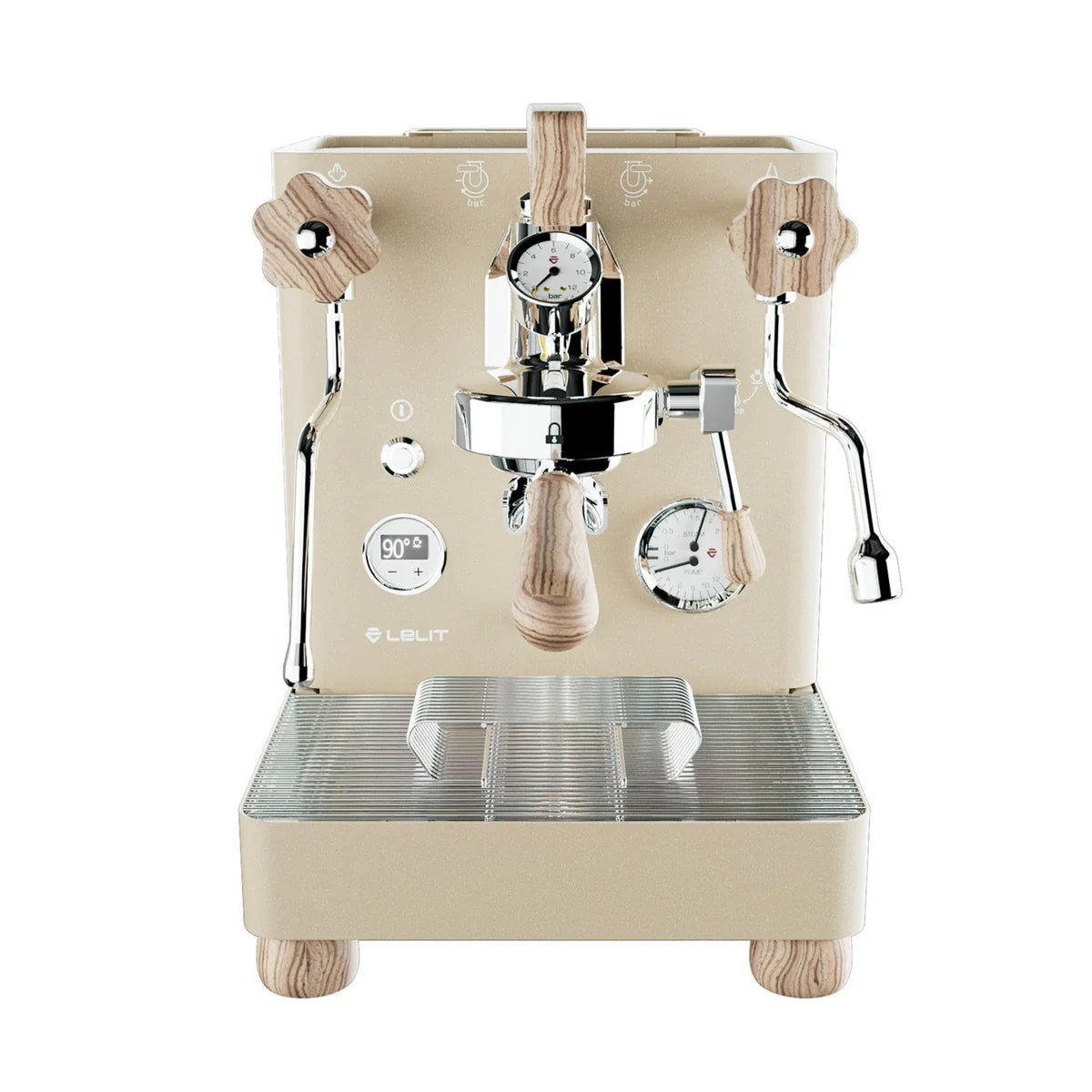 Lelit Bianca V3 Professional Espresso Machine with PID Temperature Control - Gold (LEPL162TCG) | Perfect for Home Baristas & Coffee Shops