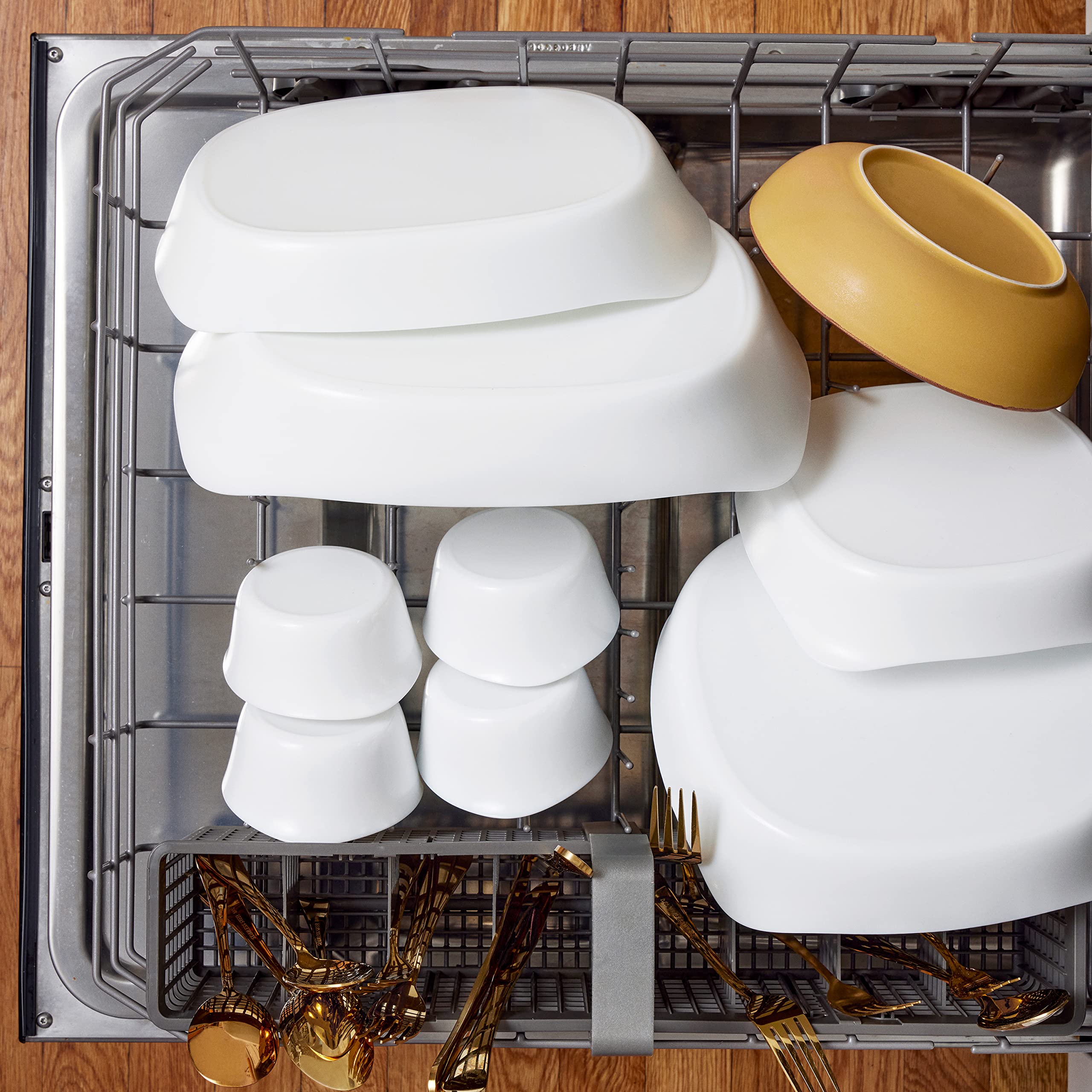 Rubbermaid Oven-Safe Glass Baking Dishes Set - Durable & Non-Toxic for Casseroles, Lasagna, Roasting & Meal Prep - BPA-Free, Dishwasher Safe, Perfect for Thanksgiving & Family Gatherings