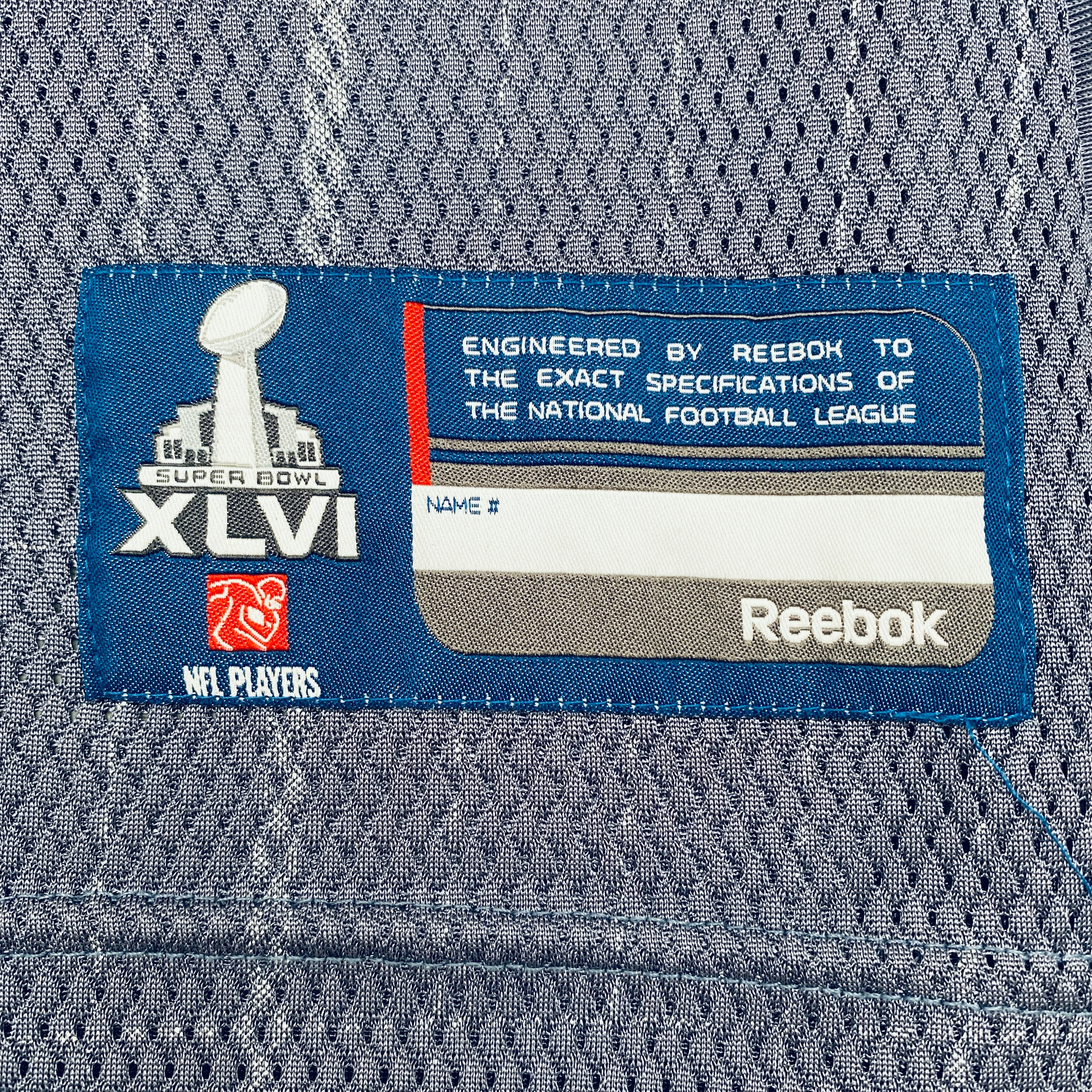 New York Giants Eli Manning 2012 Super Bowl XLVI Replica Stadium Jersey - Size Large - Authentic NFL Football Jersey for Game Day & Fan Collection