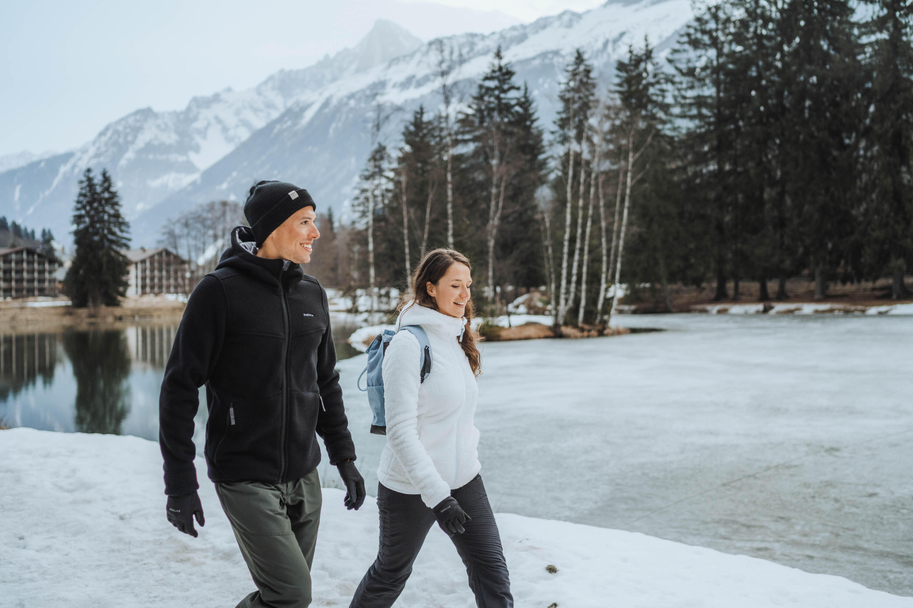 Quechua SH500 Men's Warm Fleece Jacket for Hiking, Outdoor Activities & Winter Adventures - Lightweight & Comfortable Cold Weather Gear