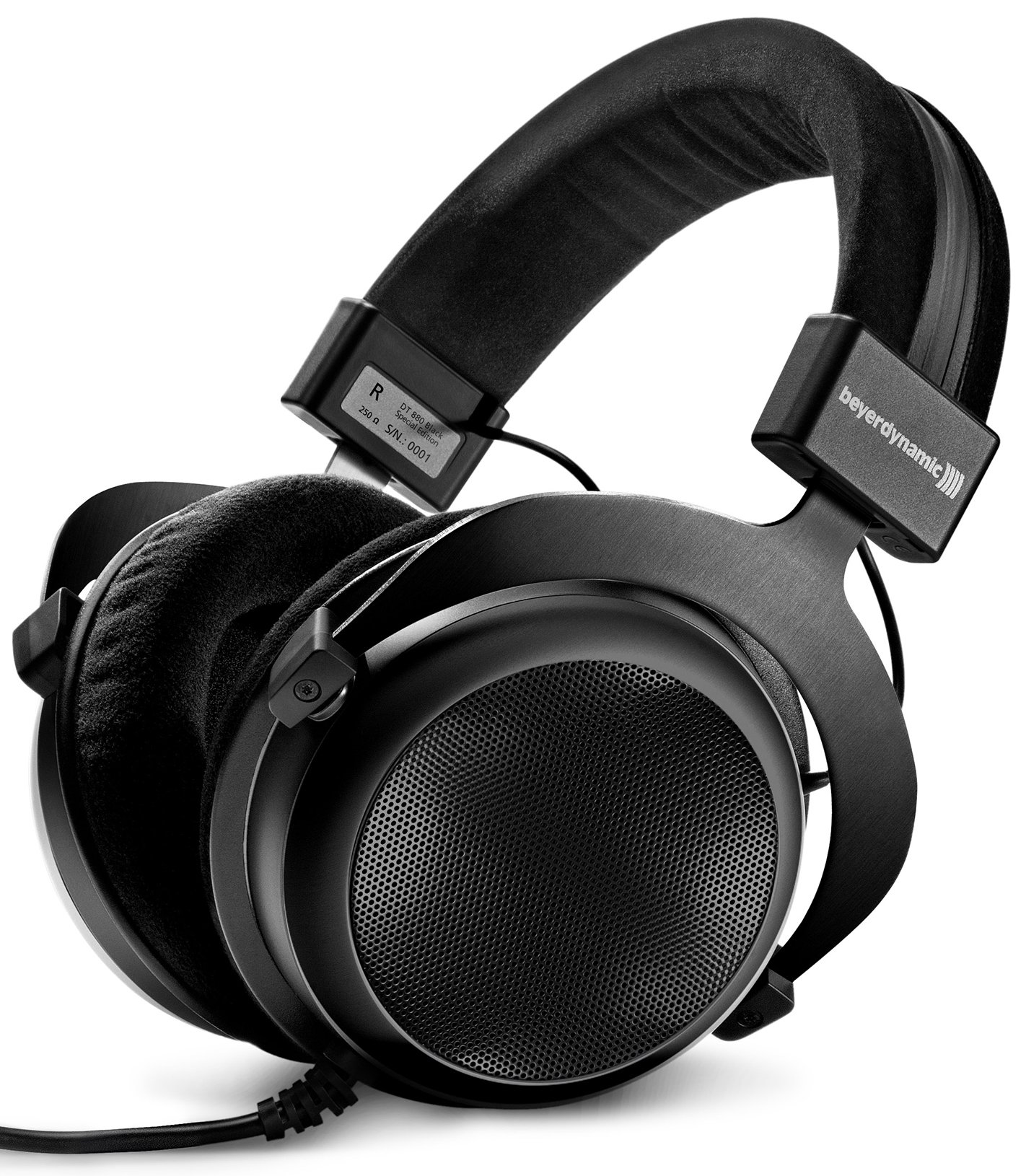 Beyerdynamic DT 880 Premium Semi-Open Over-Ear HiFi Stereo Headphones - 250 Ohm Professional Studio Headset (Limited Black Edition) for Audiophiles, Music Production & Gaming