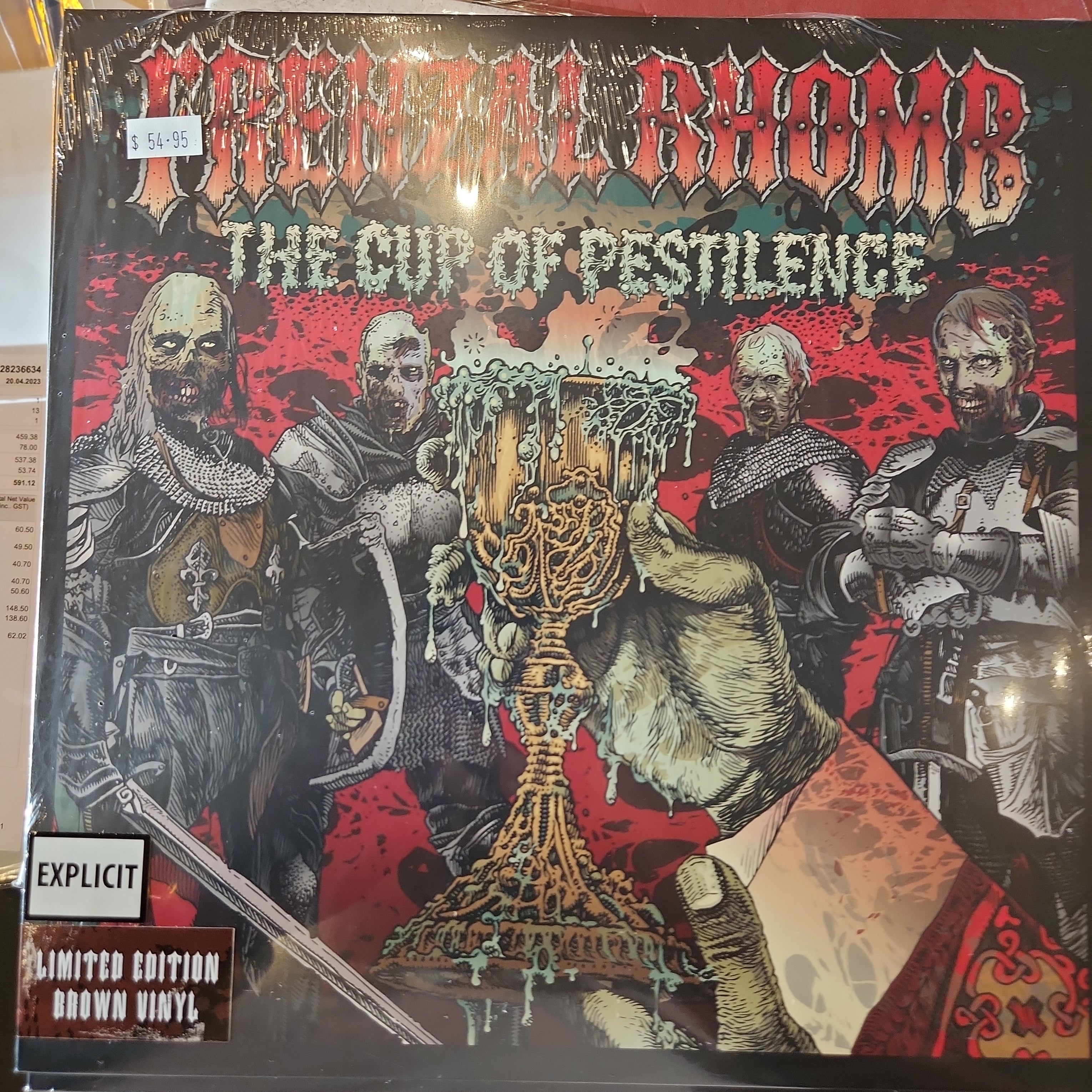 Frenzal Rhomb - The Cup of Pestilence (Limited Edition Brown Vinyl LP) | Punk Rock Music for Collectors & Vinyl Enthusiasts | Perfect for Home Listening & Music Gifts