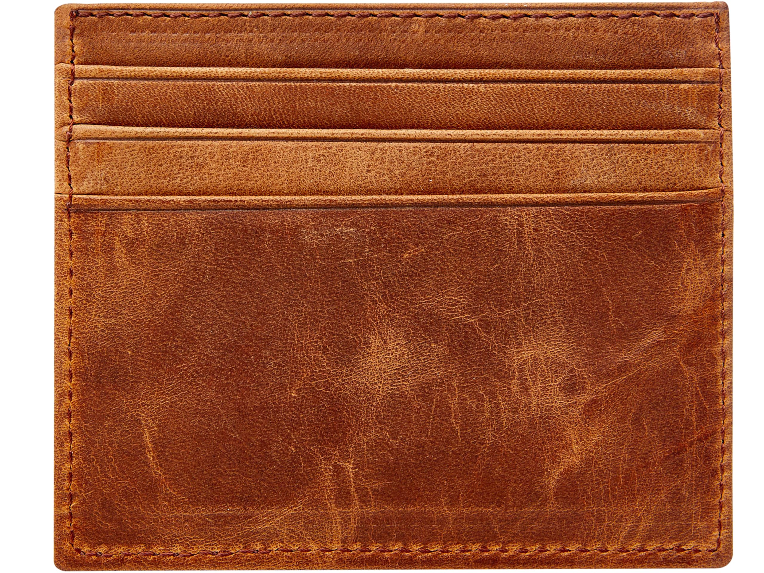 Slim Minimalist RFID Blocking Leather Card Wallet for Men & Women - Stylish Brown Leather Card Holder for Credit Cards & IDs | Perfect for Travel, Business & Everyday Use