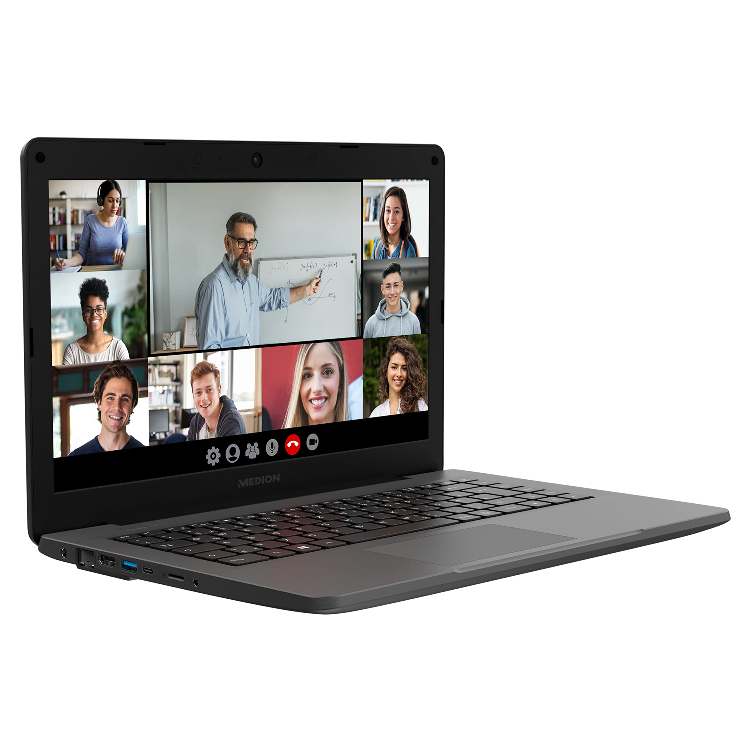 MEDION E14412 14 Inch HD Laptop for Students - Intel Core i3-10110U, 256GB SSD, 8GB RAM, WiFi, Webcam, Windows 10 Home - Perfect for Online Classes, Remote Learning & Homework