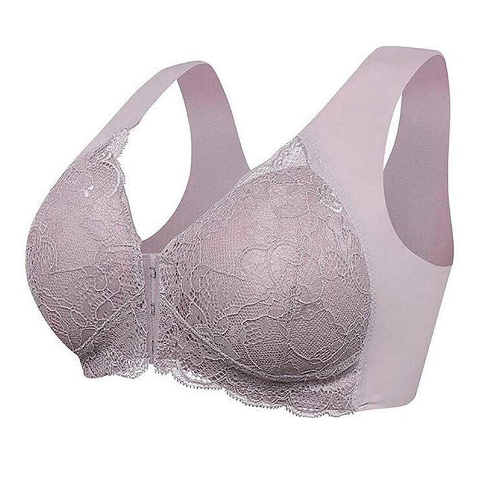 5D Shaping Front Closure Push Up Lace Bra for Women - Seamless Extra Support Sports Bra - Perfect for Yoga, Gym & Everyday Comfort