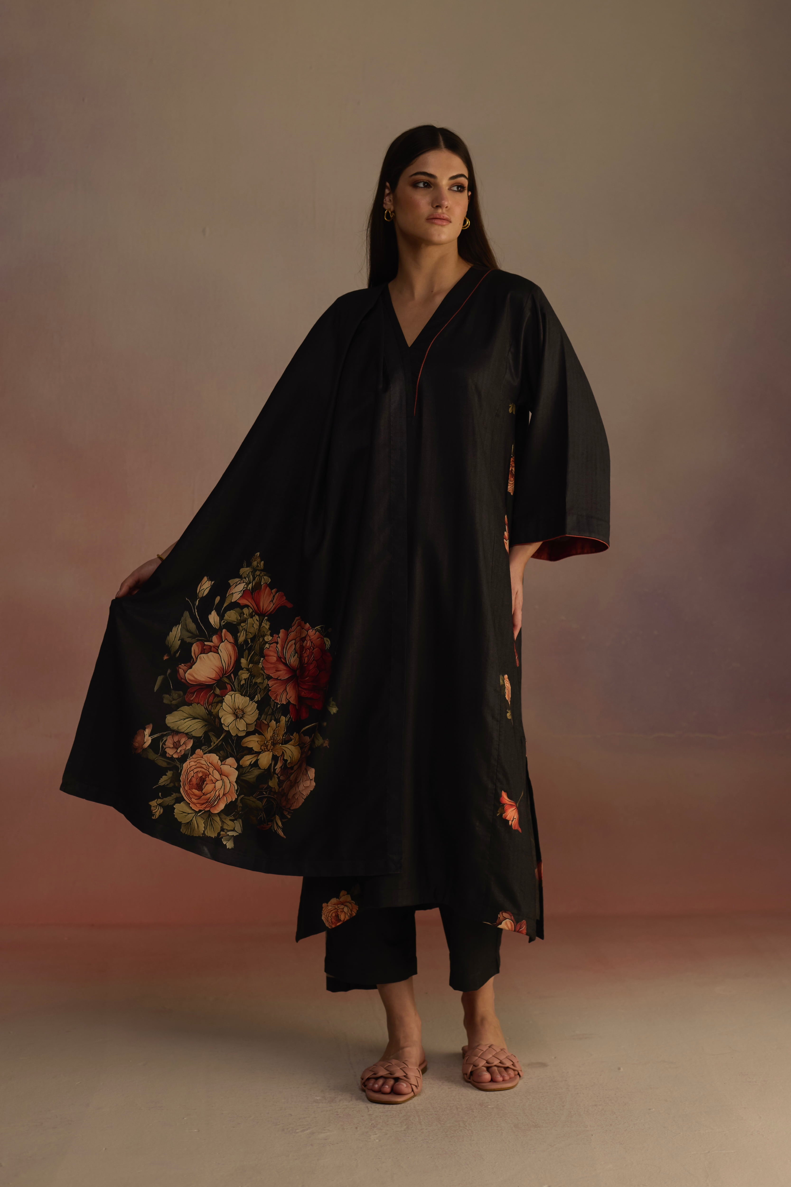 Stylish Bergamot Kurta Set for Women - Traditional Indian Ethnic Wear - Perfect for Festivals, Weddings & Casual Outings