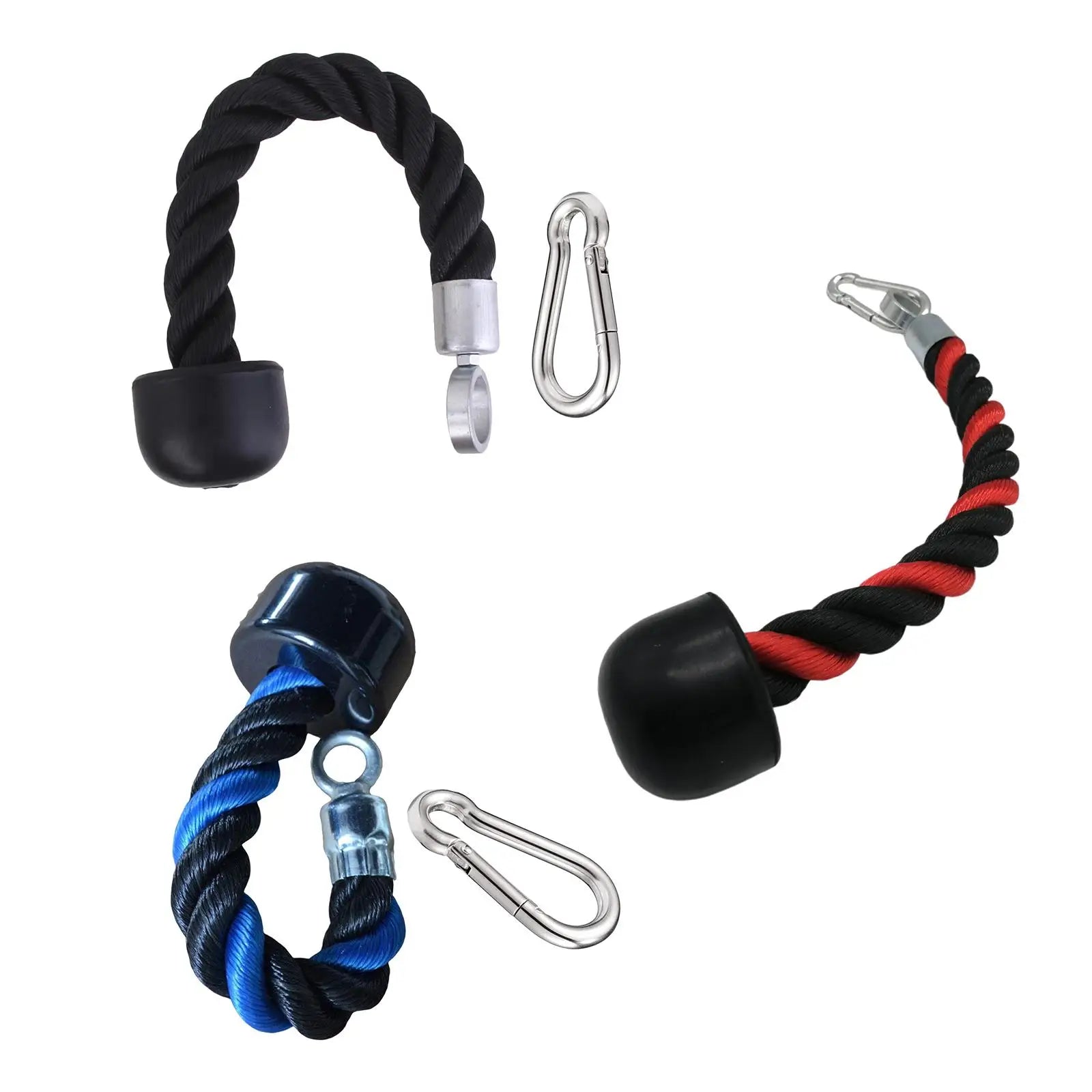 Single Handle Pulley Cable Tie for Triceps Rope Pull Down Attachment - Gym Equipment for Strength Training & Home Workouts
