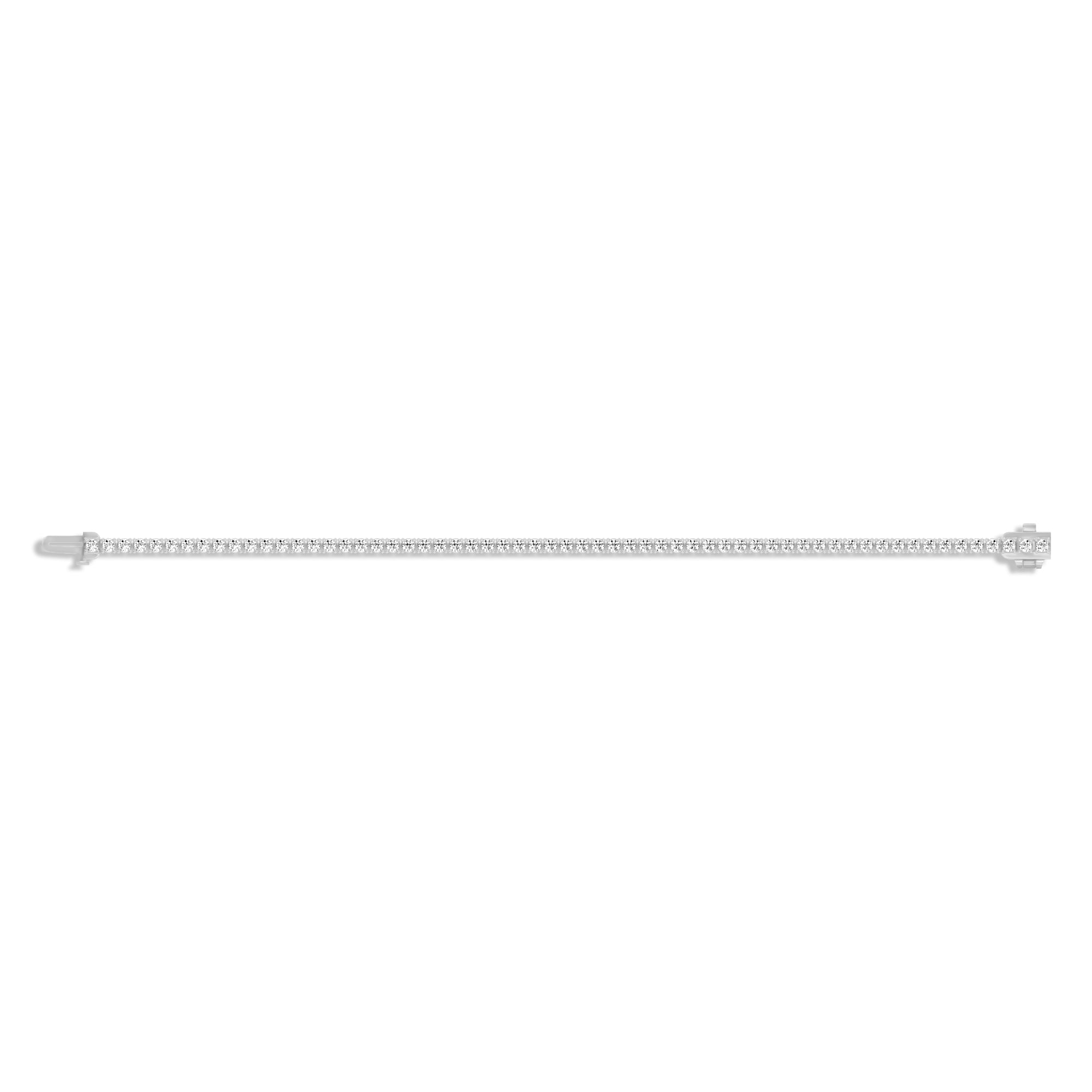 3 Carat Diamond Tennis Bracelet for Women - Elegant & Durable 14K Gold/White Gold/Silver - Perfect for Weddings, Anniversaries & Special Occasions