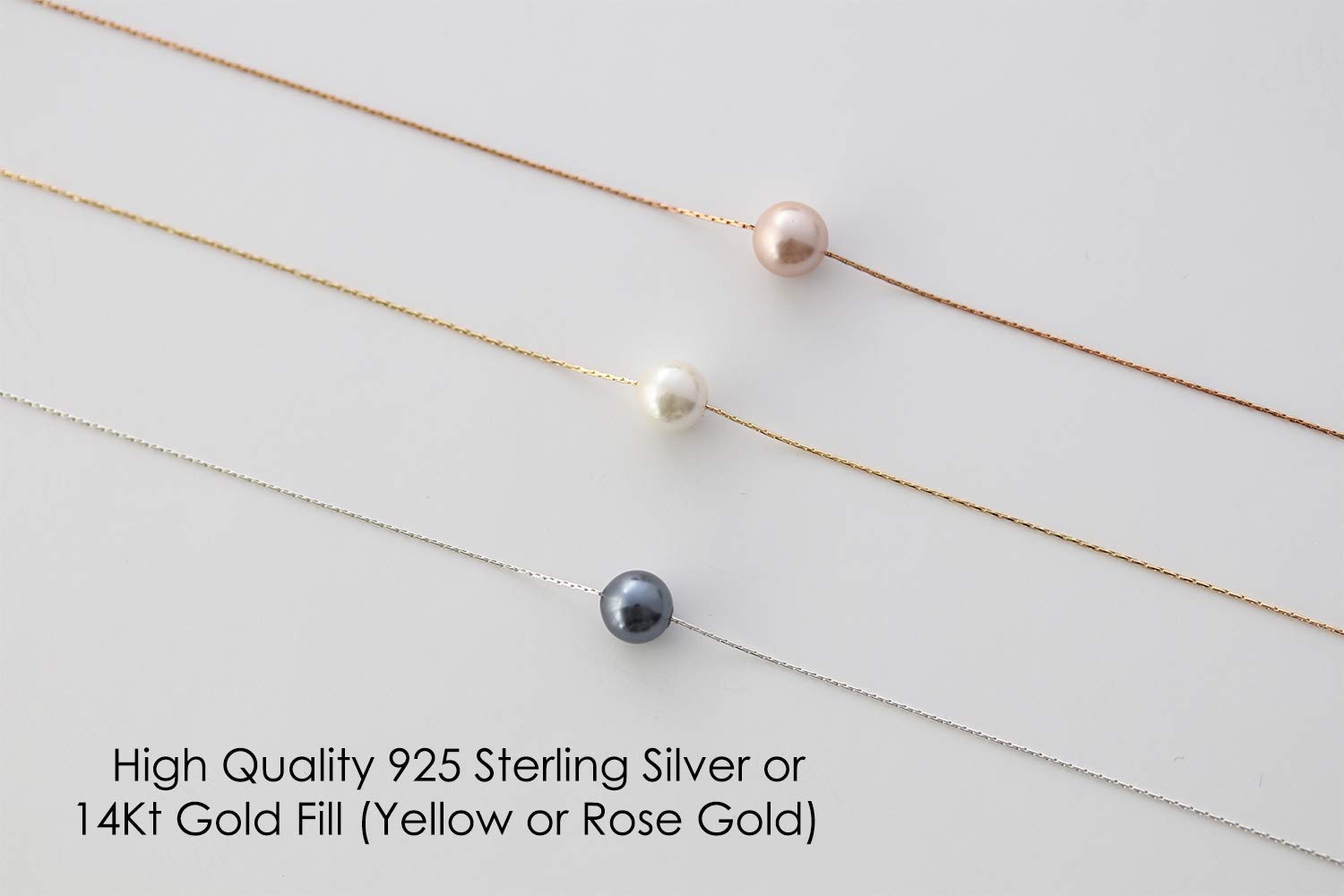 Personalized Pearl Necklace for Sister - Meaningful Sister Gift from Brother or Sister | Elegant Jewelry for Birthday, Anniversary & Special Occasions