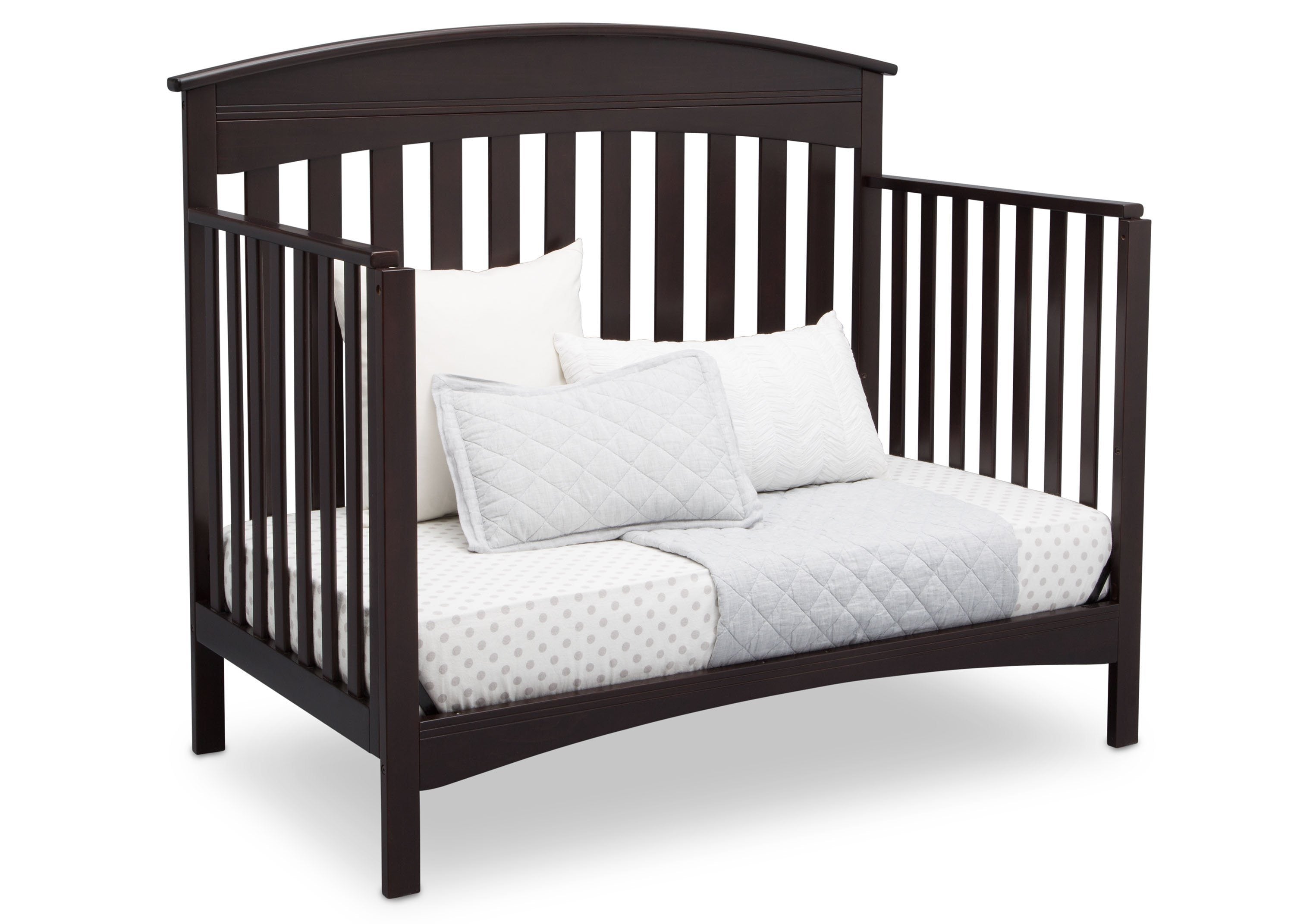 Bennington Elite Arched 4-in-1 Convertible Crib - Convertible Baby Crib to Toddler Bed, Daybed & Full-Size Bed | Perfect for Nursery, Bedroom & Guest Room