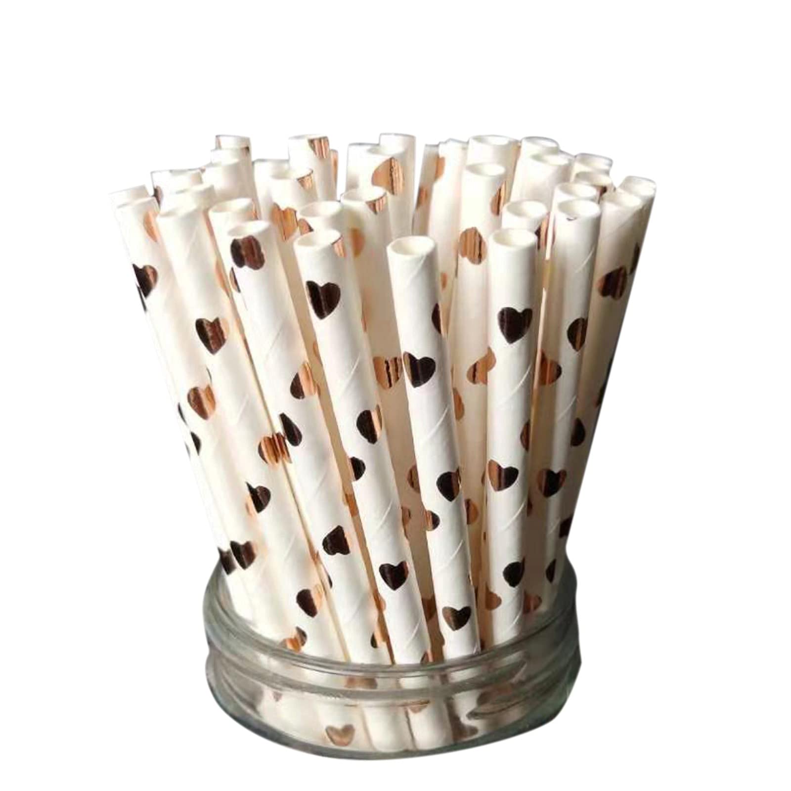 25PCS Colorful Disposable Paper Straws for Juice, Milk, Tea & Bubble Drinks - Eco-Friendly Party, Kitchen, Dining & Bar Decorations - Perfect for Birthday Parties, Weddings & Summer Beverages