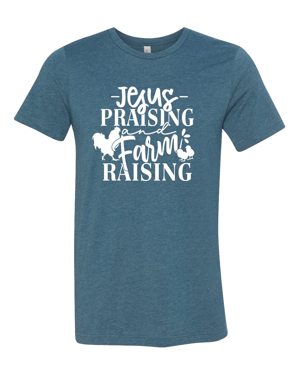 Country Girl Shirt - Jesus Praising Farm & Ranch Life T-Shirt for Women - Perfect for Farm Moms, Ranch Girls & Rural Lifestyle Enthusiasts - Great for Church, Farmers Markets & Outdoor Activities