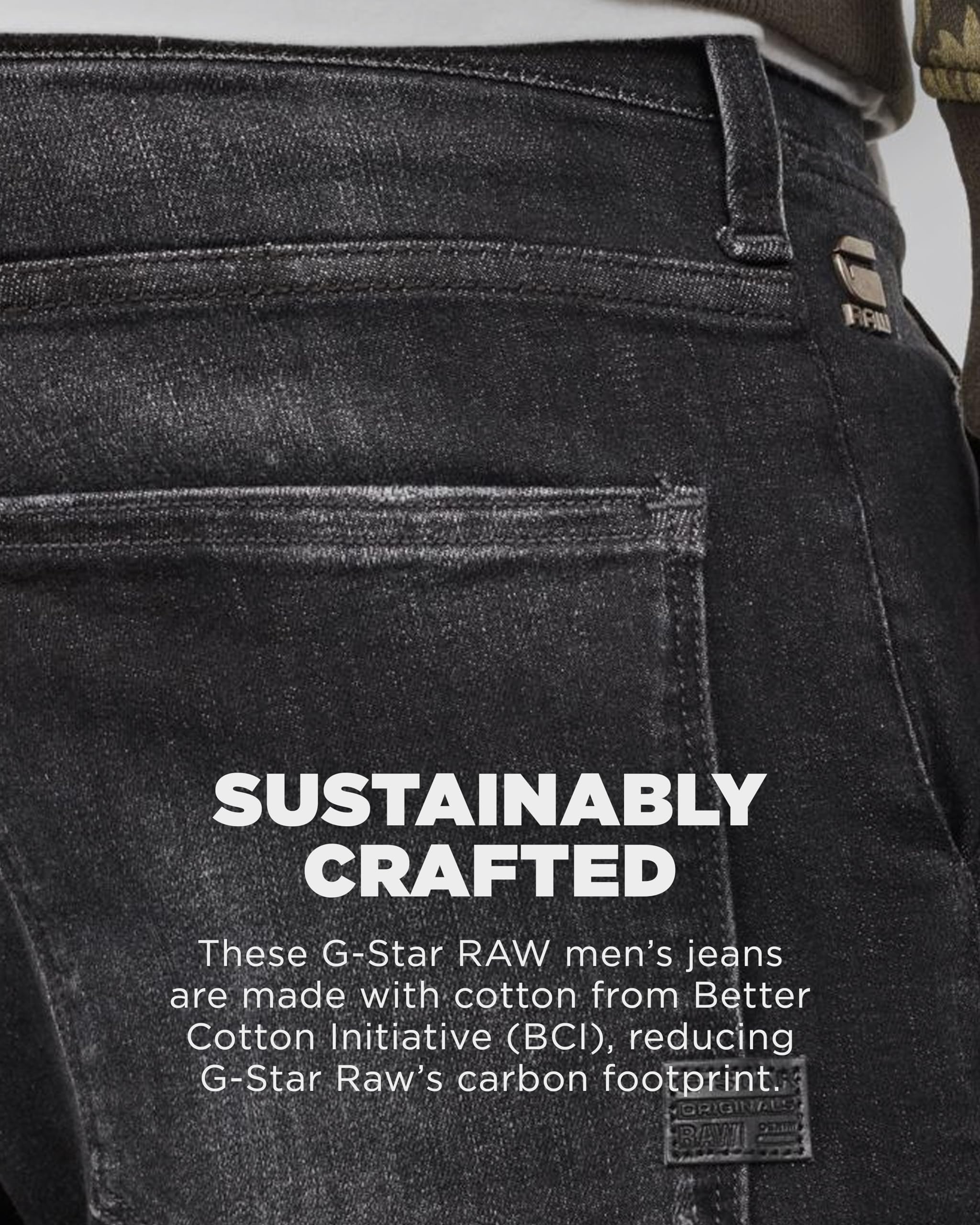 G-Star Raw Men's Rackam 3D Skinny Fit Jeans - Slim Tapered Denim Pants for Casual & Streetwear Outfits | Perfect for Everyday Wear and Night Out