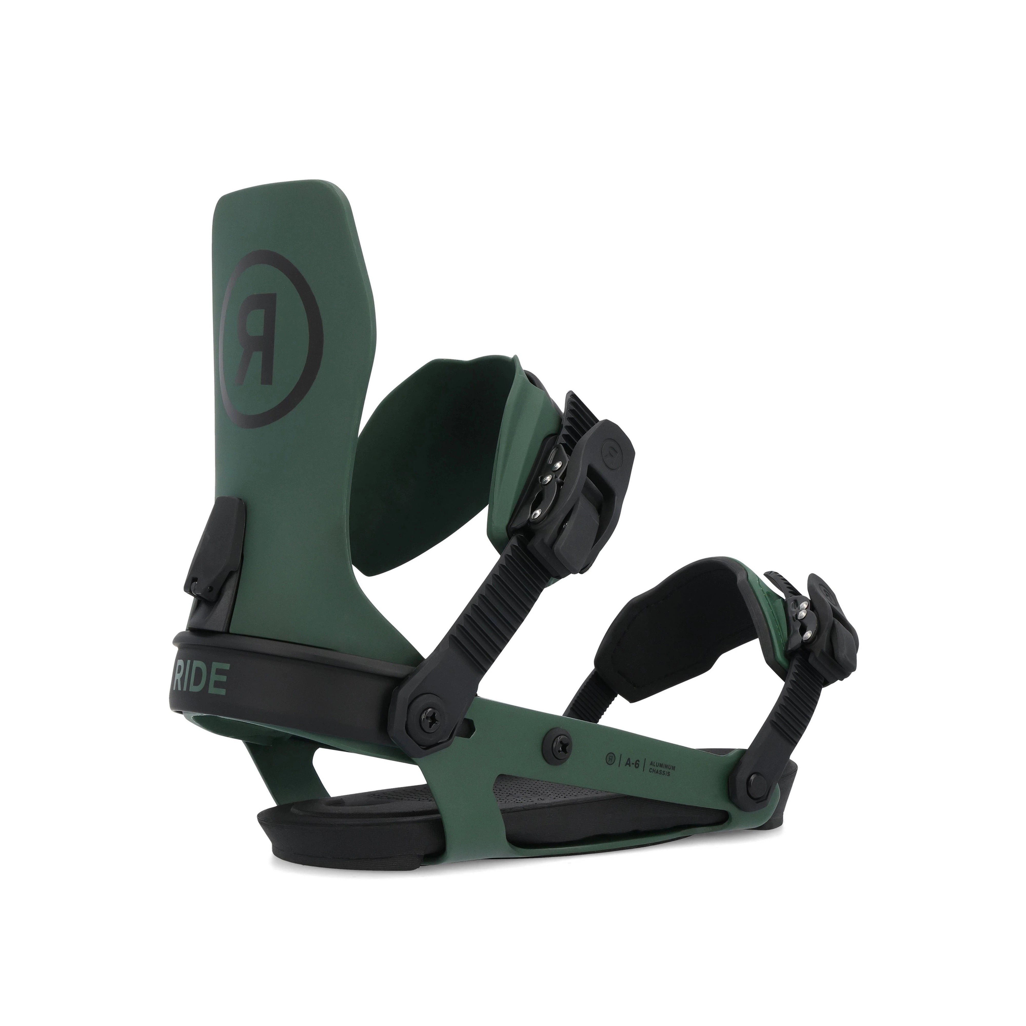 2025 Ride A 6 Snowboard Bindings - High-Performance Snowboard Bindings for All-Mountain & Freestyle Riding - Perfect for Powder, Park & Backcountry Adventures