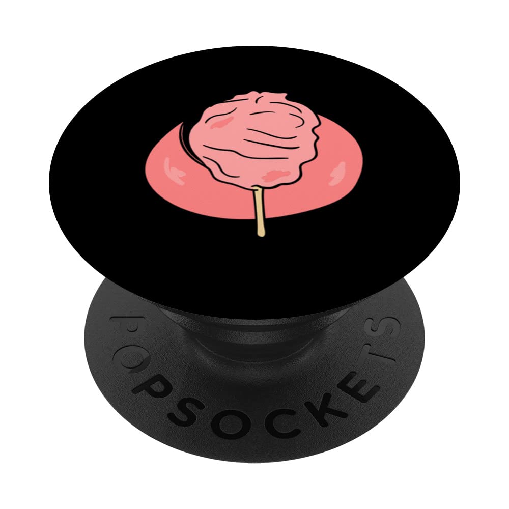 Sweet Cotton Candy PopSockets Swappable PopGrip - Cute Phone Grip & Stand for iPhone, Samsung, Smartphones - Perfect for Gaming, Selfies, and Daily Use