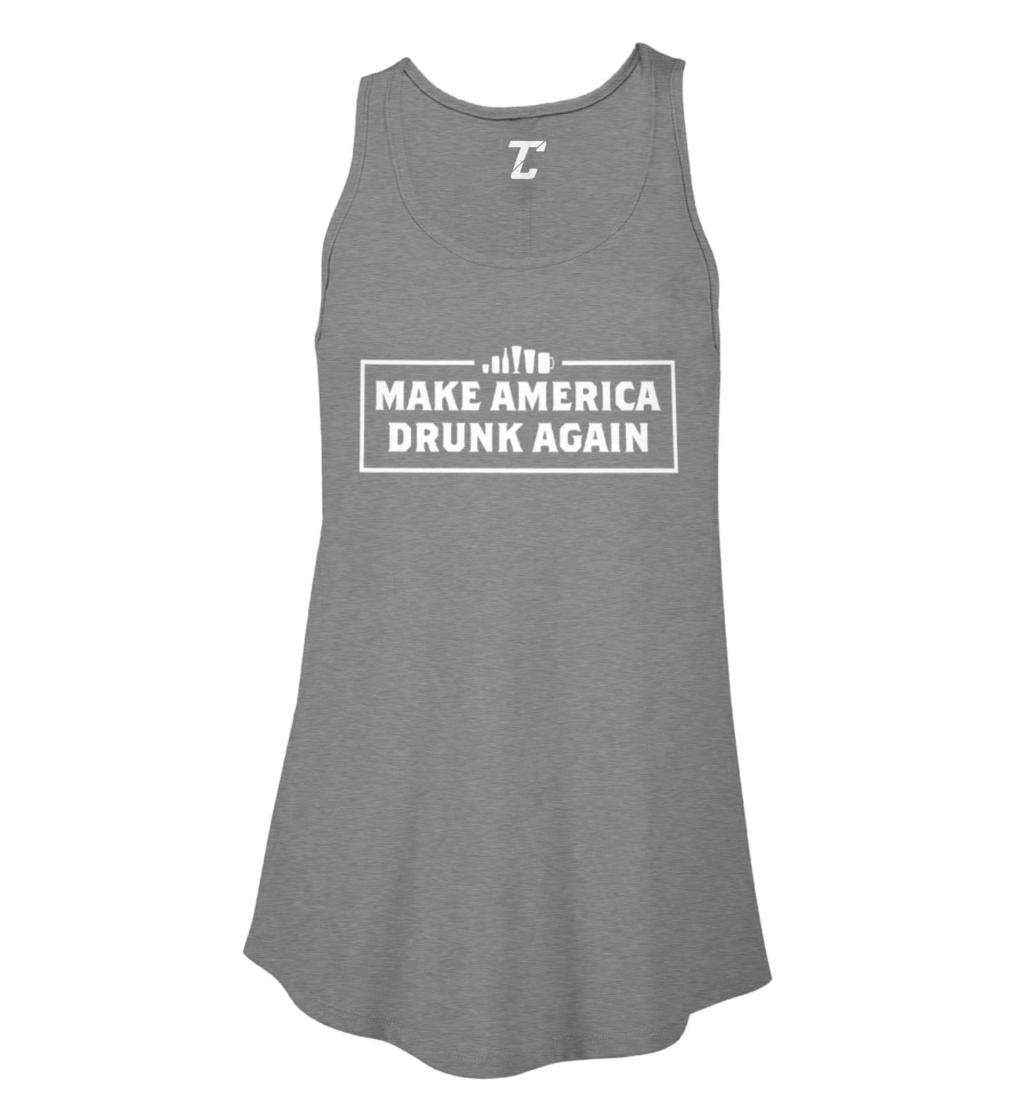 Funny MAGA Women's Flowy Tank Top - Patriotic Slogan Tee for Trump Supporters | Perfect for Political Rallies, Parties & Casual Wear