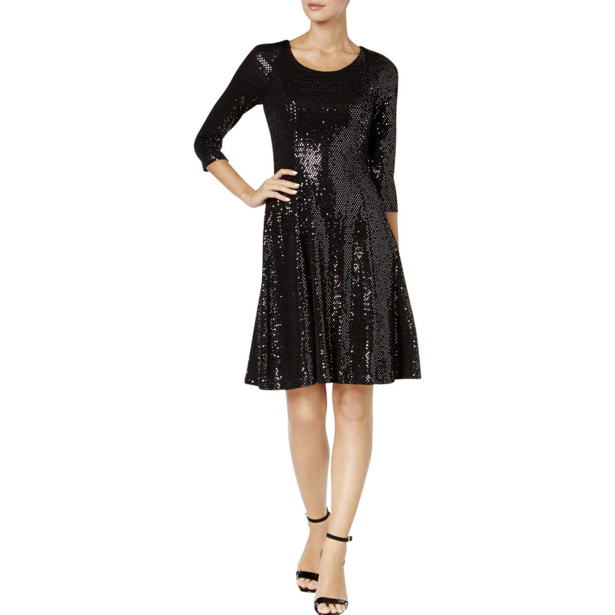 Calvin Klein Women's A-Line Dress - Slim Fit Casual & Party Wear for Women | Perfect for Office, Date Night & Special Occasions