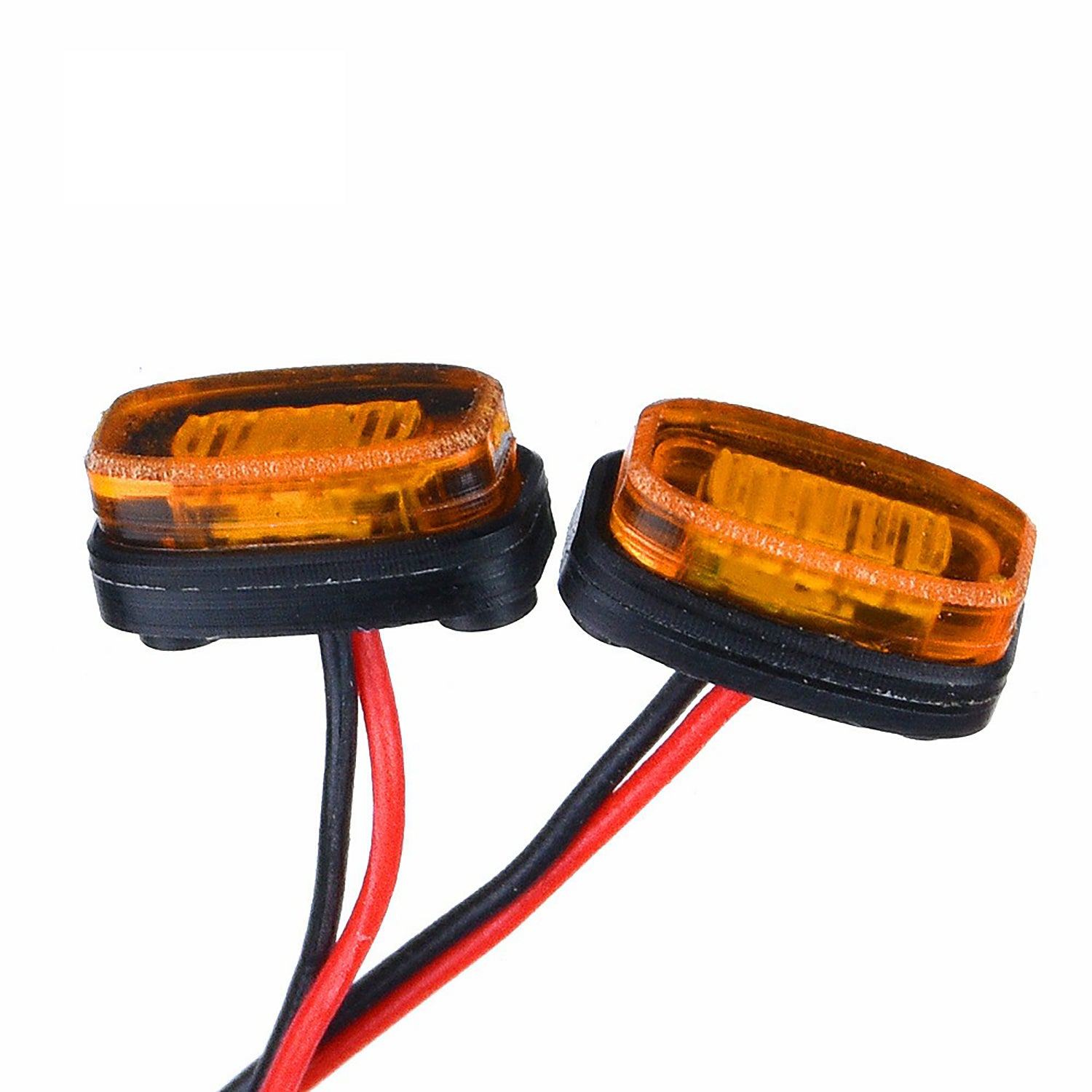Upgraded LED Side Skirts Light Marker Lamps for 1/14 Tamiya 56323 RC Tractor Dump Truck - Enhanced Visibility & Realistic Detailing for Nighttime Construction Site Scenes