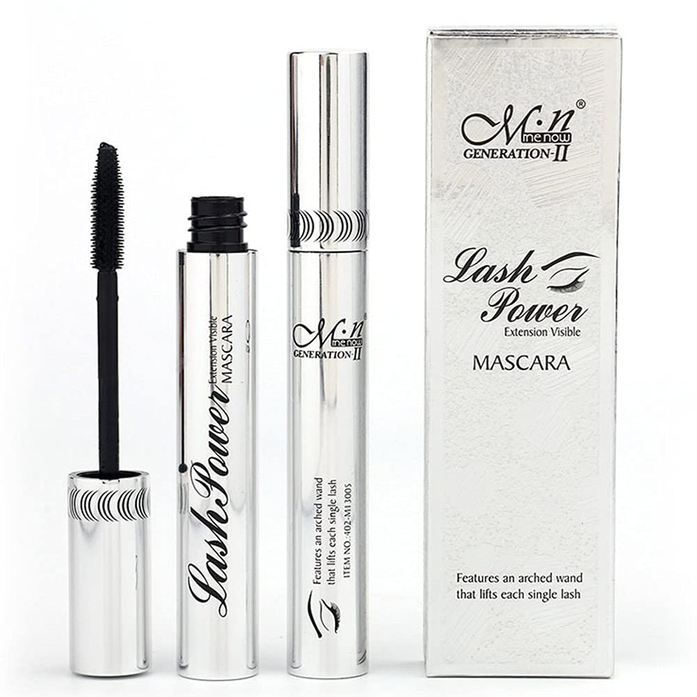 Brrnoo Black Waterproof Mascara - Extra Long, Thick & Voluminous Lashes - Lengthening & Volumizing Eyelash Mascara for All-Day Wear | Perfect for Parties, Weddings & Everyday Glam