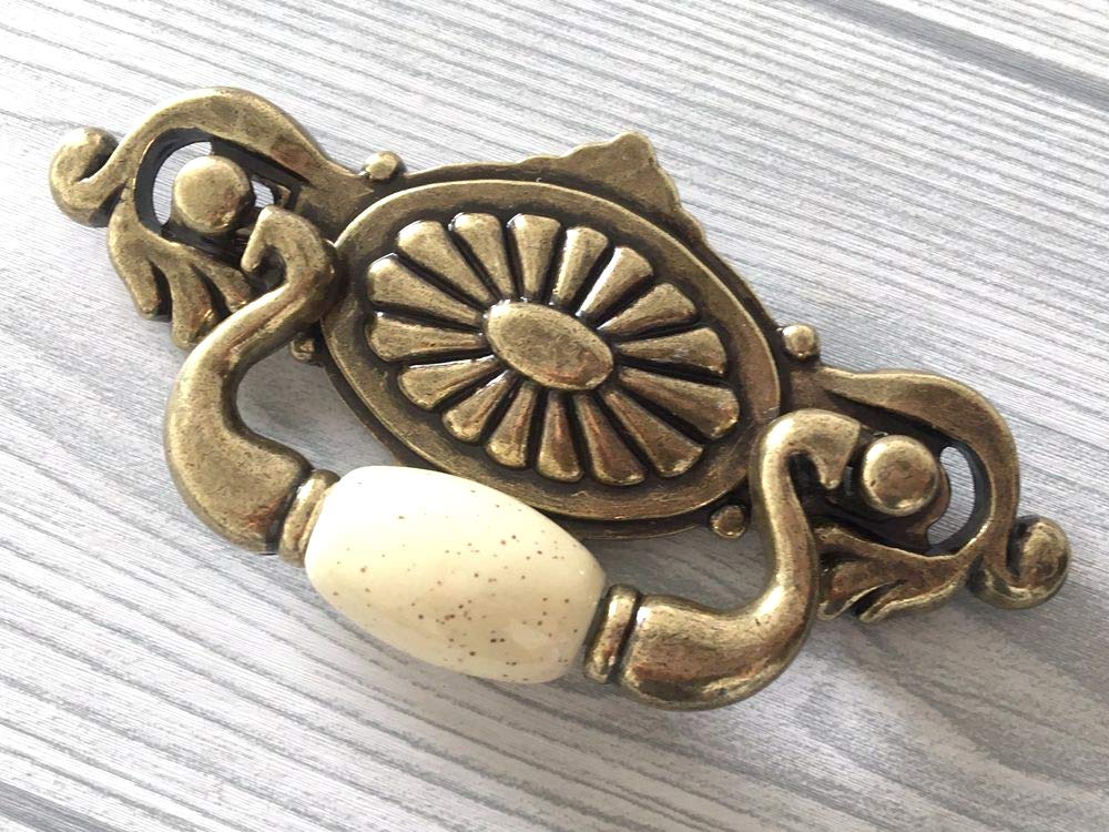 Vintage Ceramic Drawer Pulls 2.25