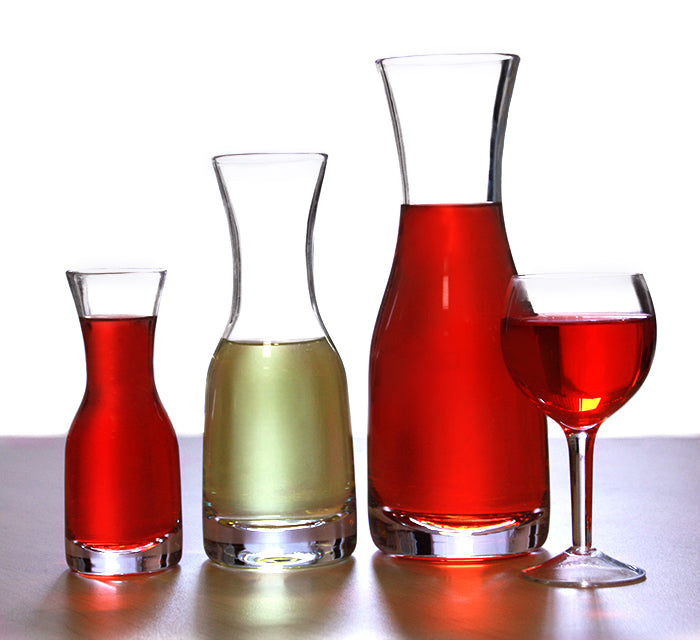 BarConic® 375ml Half Bottle Wine Carafe - Elegant Glass Decanter for Red, White & Rosé - Perfect for Dining, Gifting & Home Entertaining