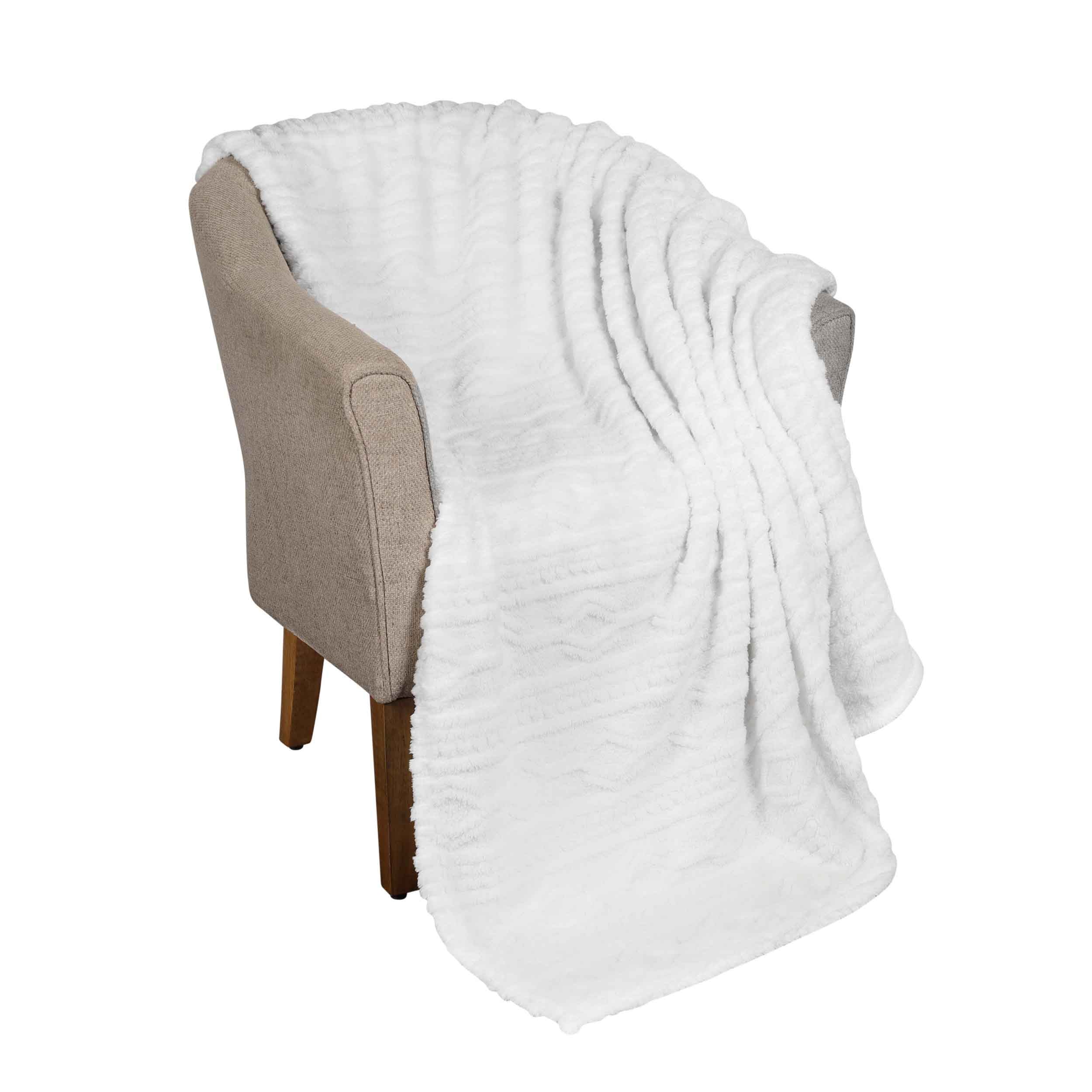 Arctic Boho Jacquard Plush Fleece Blanket - Ultra Soft & Warm Winter Throw for Couch, Bed, Sofa - Perfect for Home Decor, Cozy Nights & Gift Giving