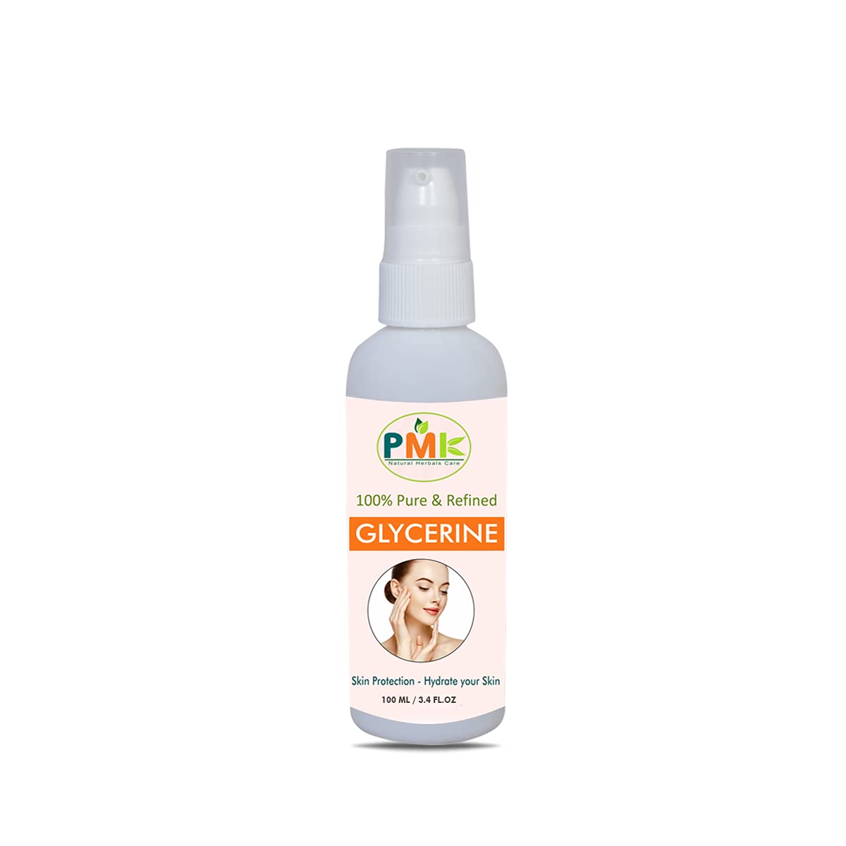 PMK Pure Natural Glycerin Facial Toner & Cleanser - 100ml Hydrating Skin Care for Dry & Sensitive Skin | Daily Moisturizing & Makeup Removal Solution