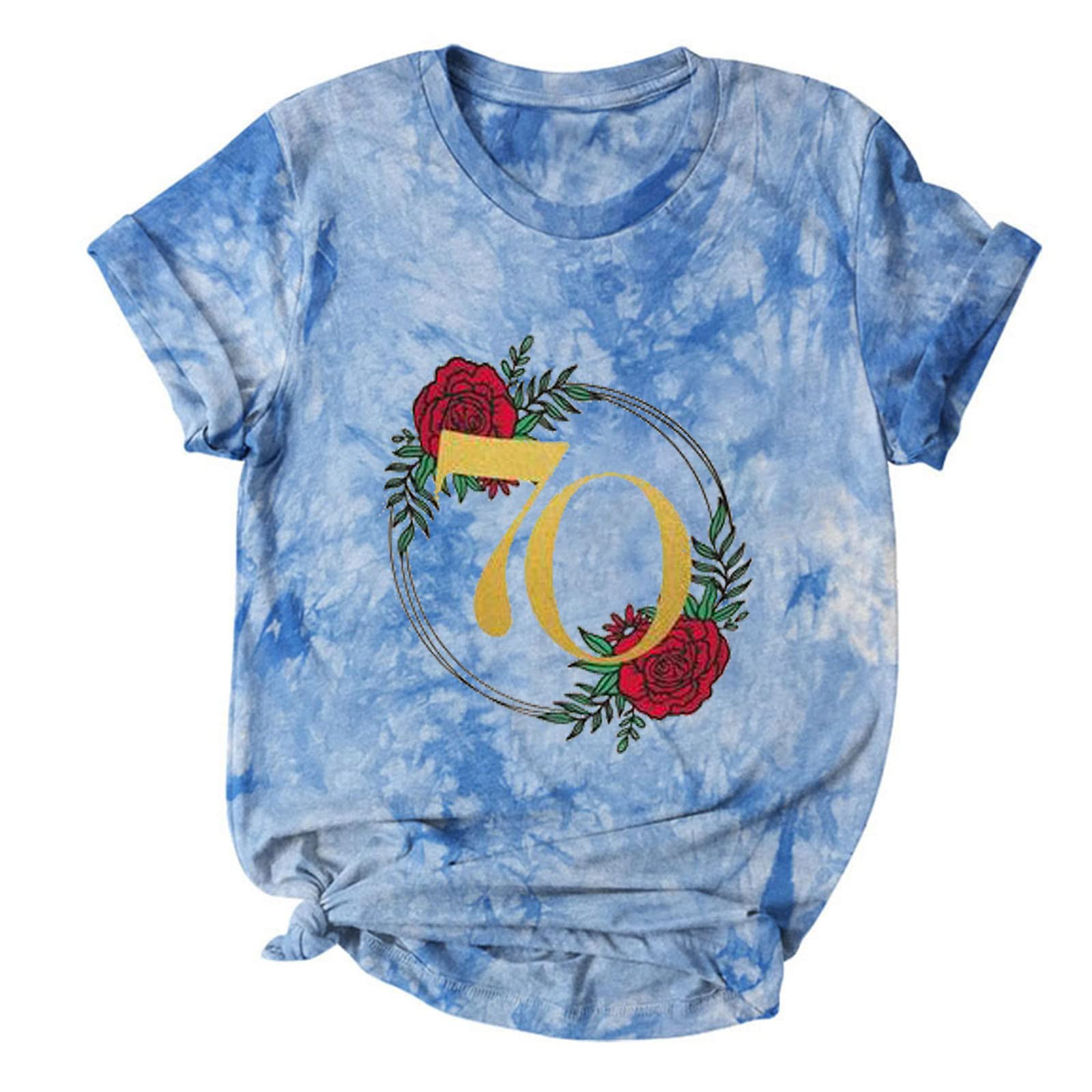 Women's Casual Short Sleeve Blouses - Summer Fashion Loose Fit Tee Shirts & Workout Tops | Cute Office Wear & Gym Essentials