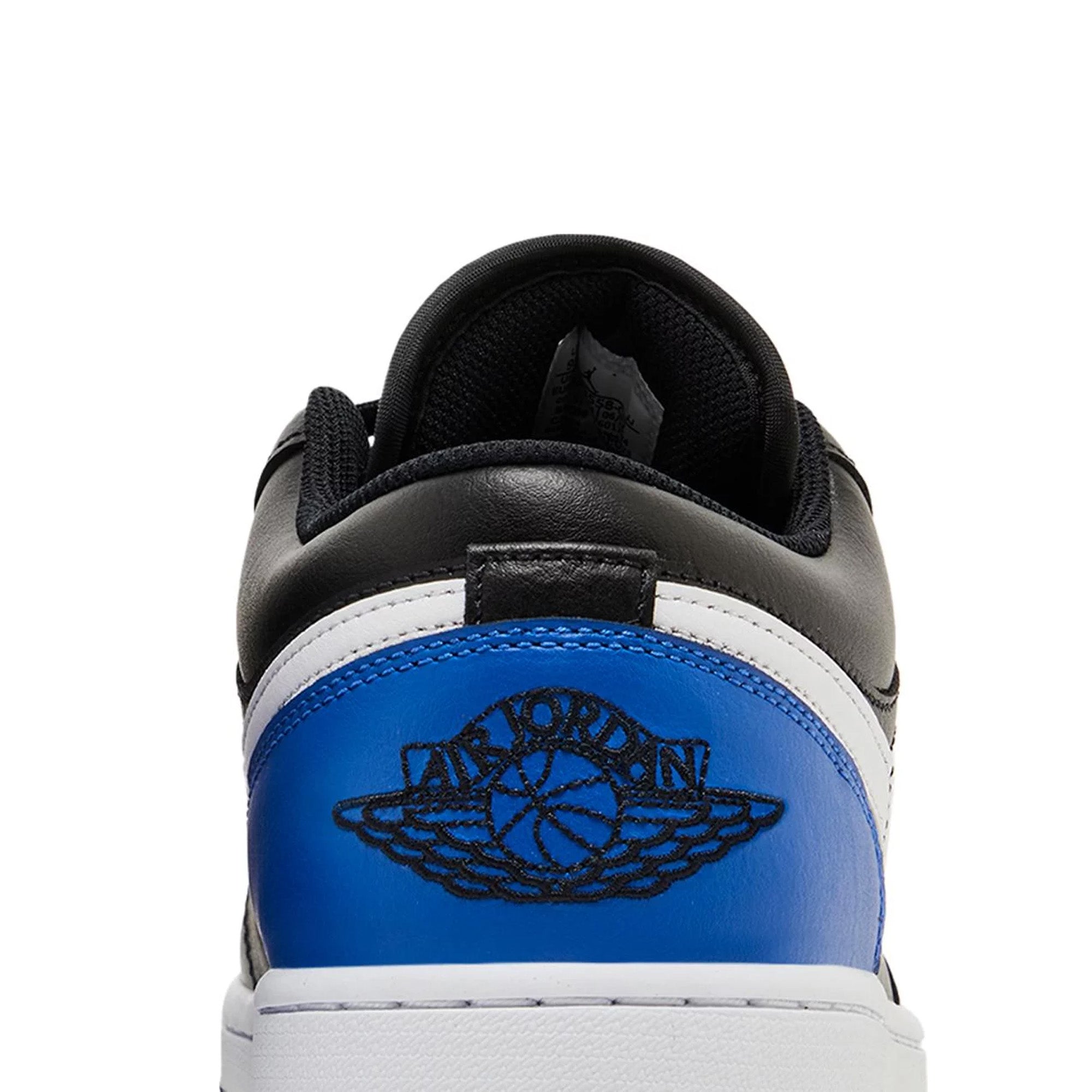 Air Jordan 1 Low 'Black Royal Toe' Men's Basketball Shoes - Stylish Sneakers for Casual Wear, Street Fashion & Sports Performance