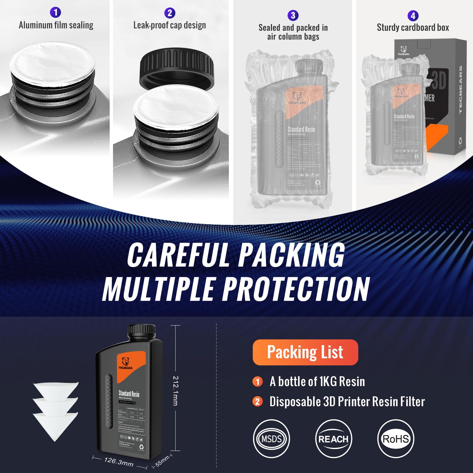 Premium 10KG 3D Printer Resin Bundle - 405nm UV Curing Standard Resin for LCD 3D Printers | Fast Curing Photopolymer Resin with Low Shrinkage & High Precision | 1KG Bottles | Ideal for Miniatures, Jewelry Making & Prototyping